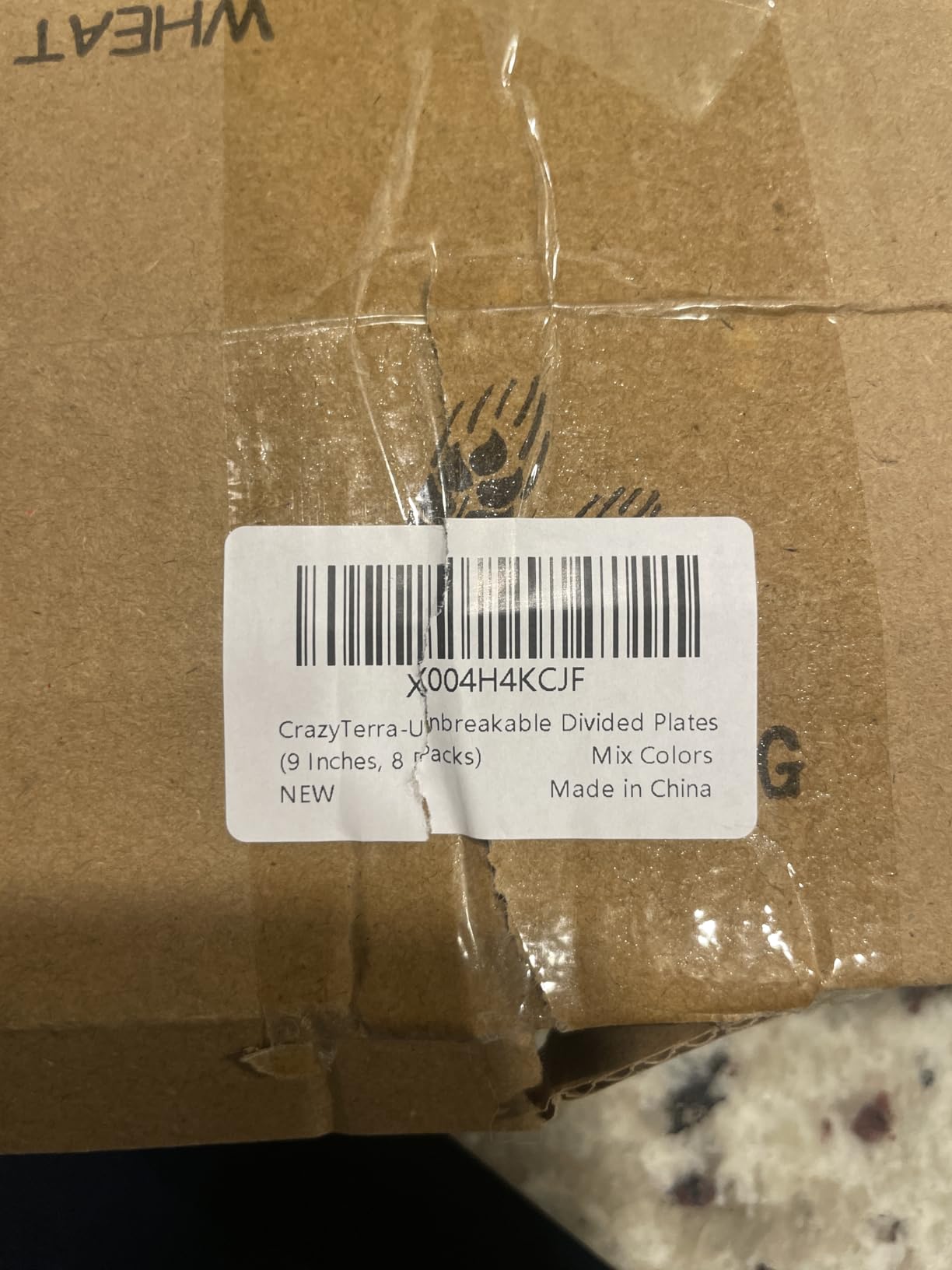 Divided Plates for Adults (8 Packs), Unbreakable Portion Control Plate Sectioned with Dividers, 9 Inch Plastic Food Separator Dinner Plates Lightweight Compartment BPA Free Reusable Microwave Safe customer photo 1