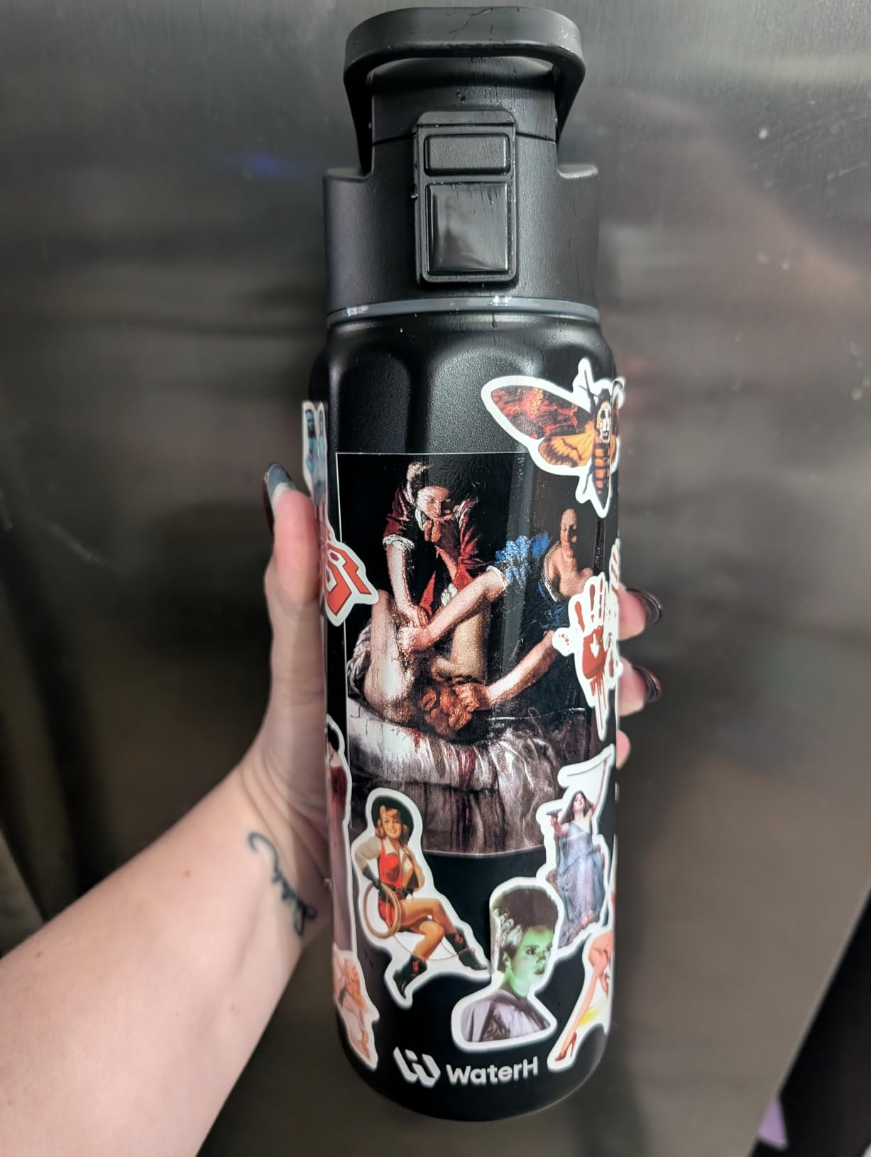 BOOST Smart Water Bottle that Reminds You to Drink, 24oz BPA-Free Stainless Steel Vacuum Insulated, Wide Mouth Water Tracker Bottle with APP for School, Gym, Office, Ideal for Mother's Day customer photo 2
