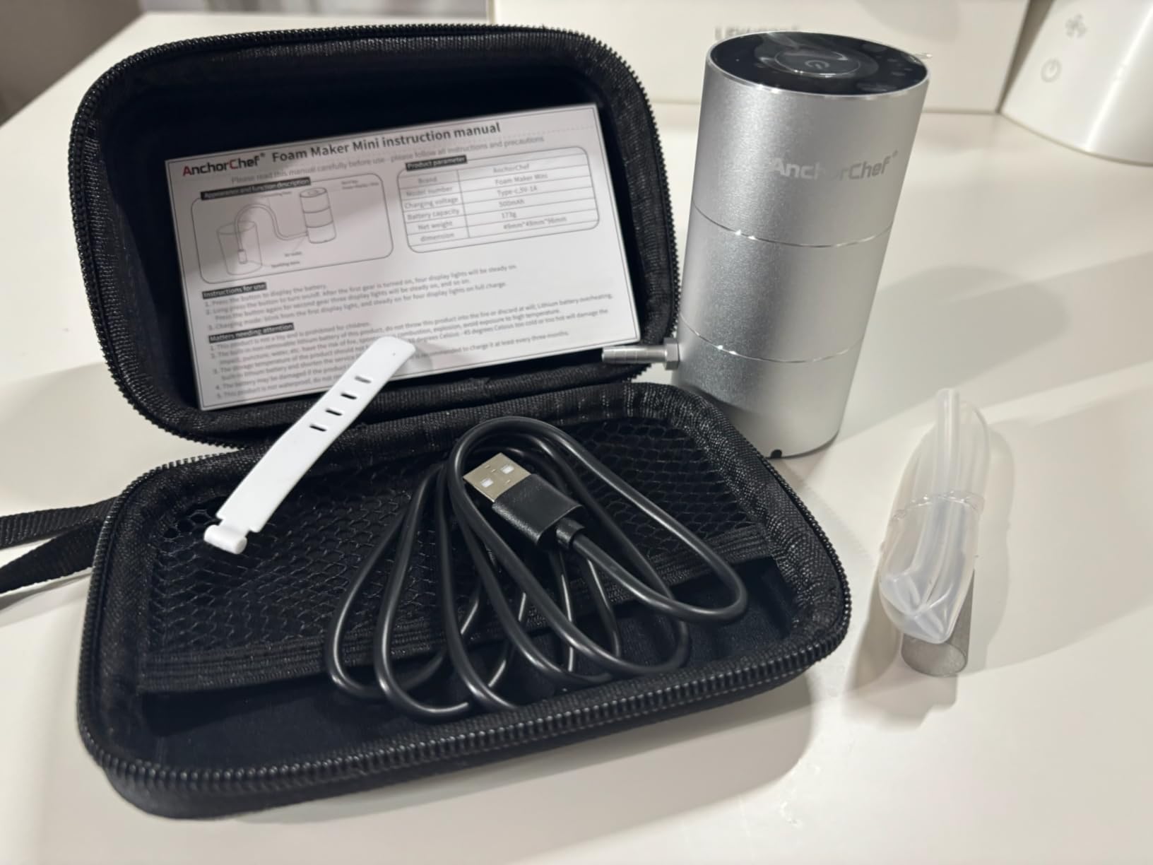 AnchorChef Molecular Gastronomy Foam Generator, Foam Generating Kit, Professtional Chef Cooking Tool customer photo 1