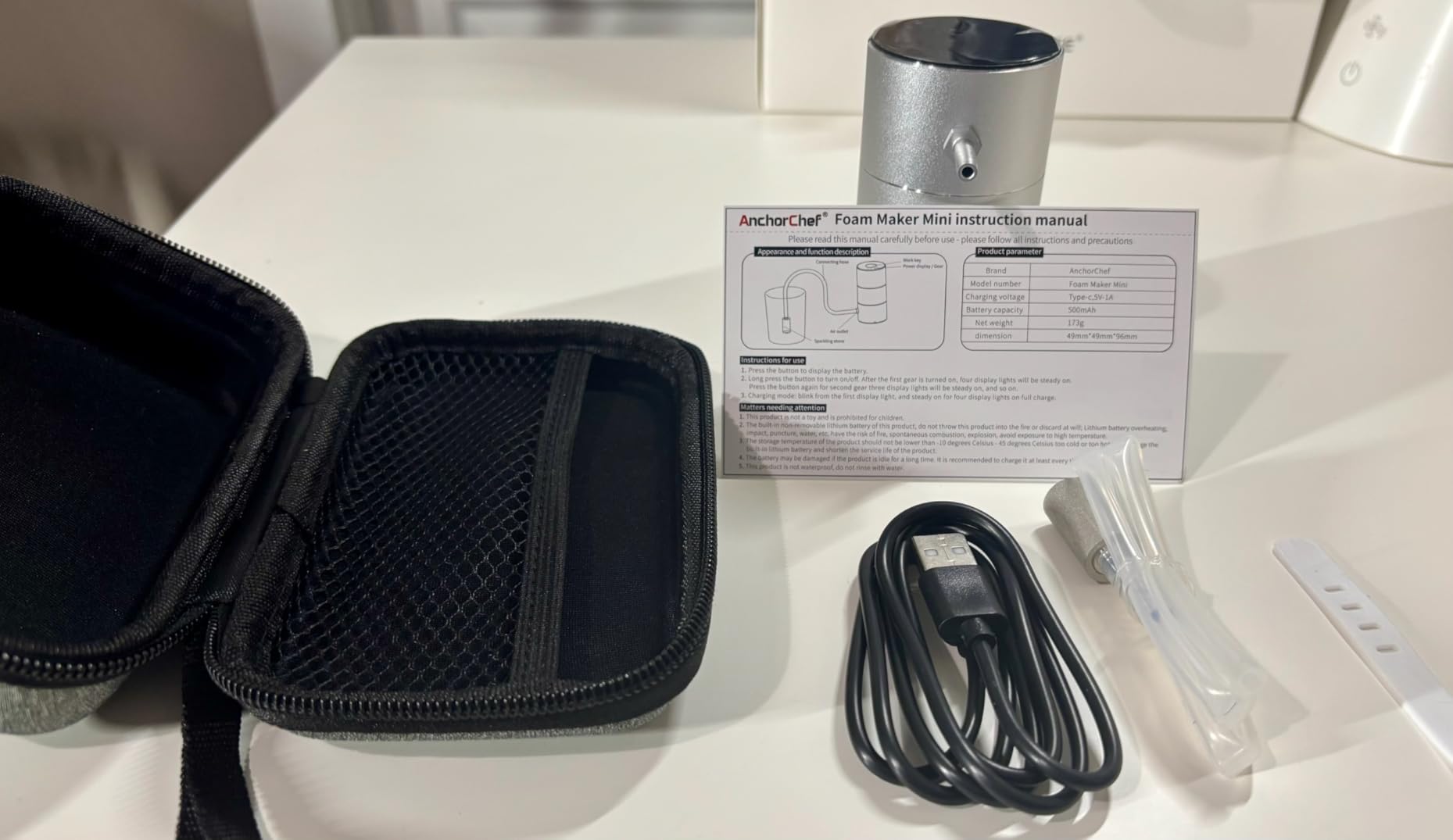 AnchorChef Molecular Gastronomy Foam Generator, Foam Generating Kit, Professtional Chef Cooking Tool customer photo 2