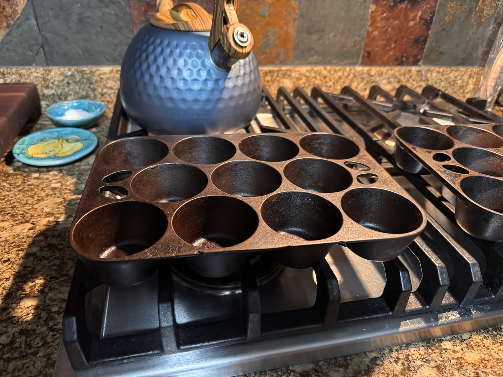CARON & DOUCET - New Ultimate Cast Iron Set: Seasoning Oil, Cleaning Soap & Restoring Scrub | 100% Plant-Based & Best for Cleaning Care, Washing, Restoring & Seasoning Skillets, Pans & Grills! customer photo 2