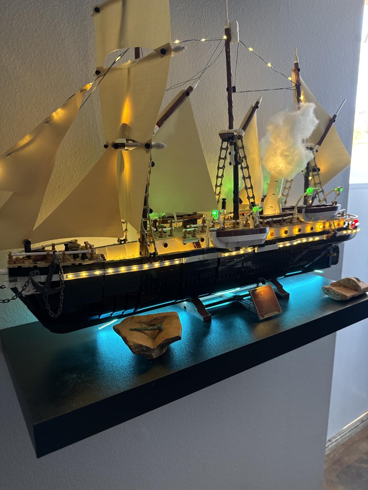 BAYKA Floating Shelves Bathroom for Wall - Shelf Over Toilet Farmhouse Rustic Wood for Bedroom, Kitchen, or Living Room Decor Organization, Bathroom Decor Shelves - Rustic Brown, Set of 3 customer photo 1