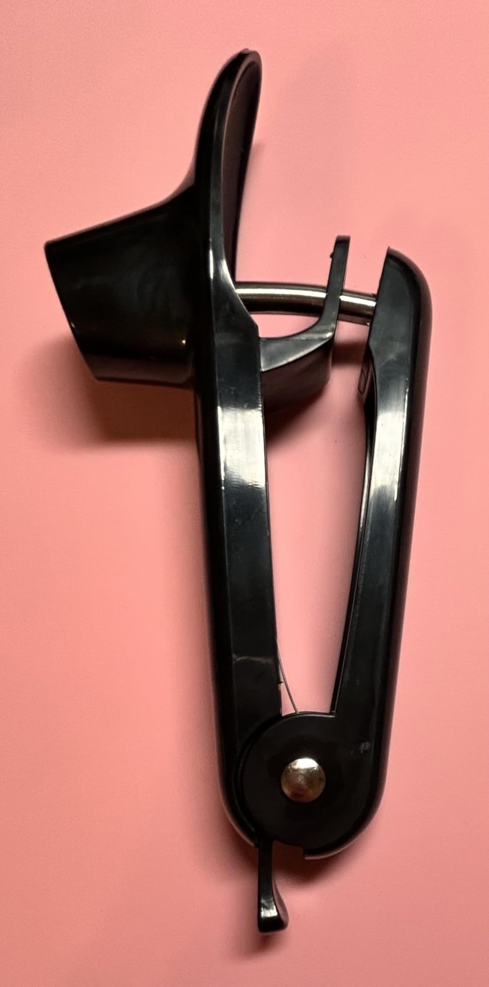 Cherry Pitter, Cherry Pit Remover Tool Cherries Corer Pitter with Hand-held Push, Olive Seed remover stones with lock design, Durable Cherries seed Corer for Cherry Jam -Black customer photo 2