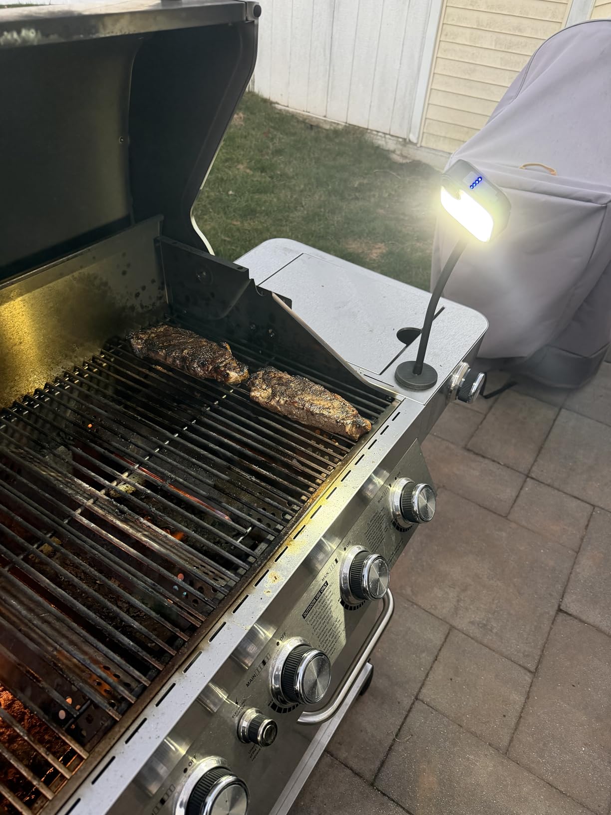 BBQ Grill Lights for Outdoor Grill, Magnetic Grill Lights Rechargeable Ultra-Bright BBQ Grill Lights for Grill (Grilling Gifts) customer photo 2
