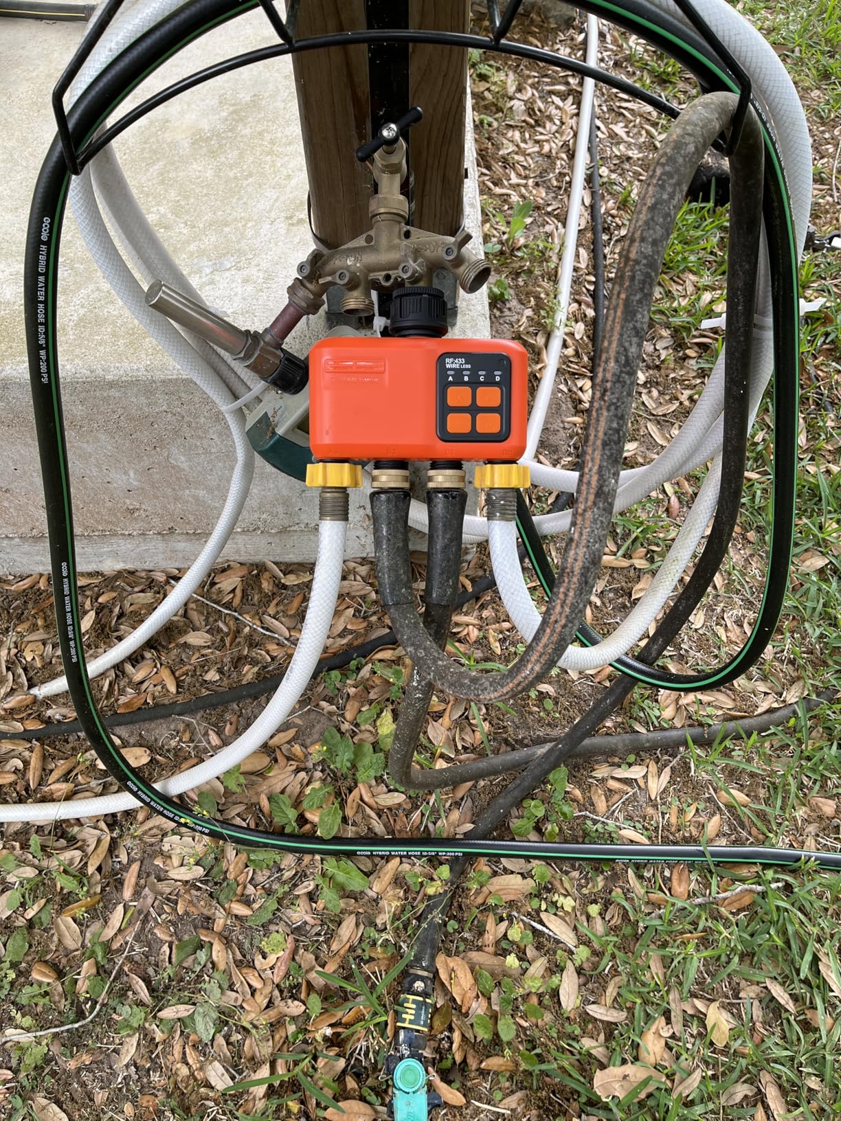 Smart WiFi Sprinkler Timer 3 Zone,WiFi Water Timer for Garden Hose with 984 FT Range,Strong Wall Penetration,APP & Remote Control,Alexa & Google Voice Compatible,Rain Delay, Manual Irrigation customer photo 1