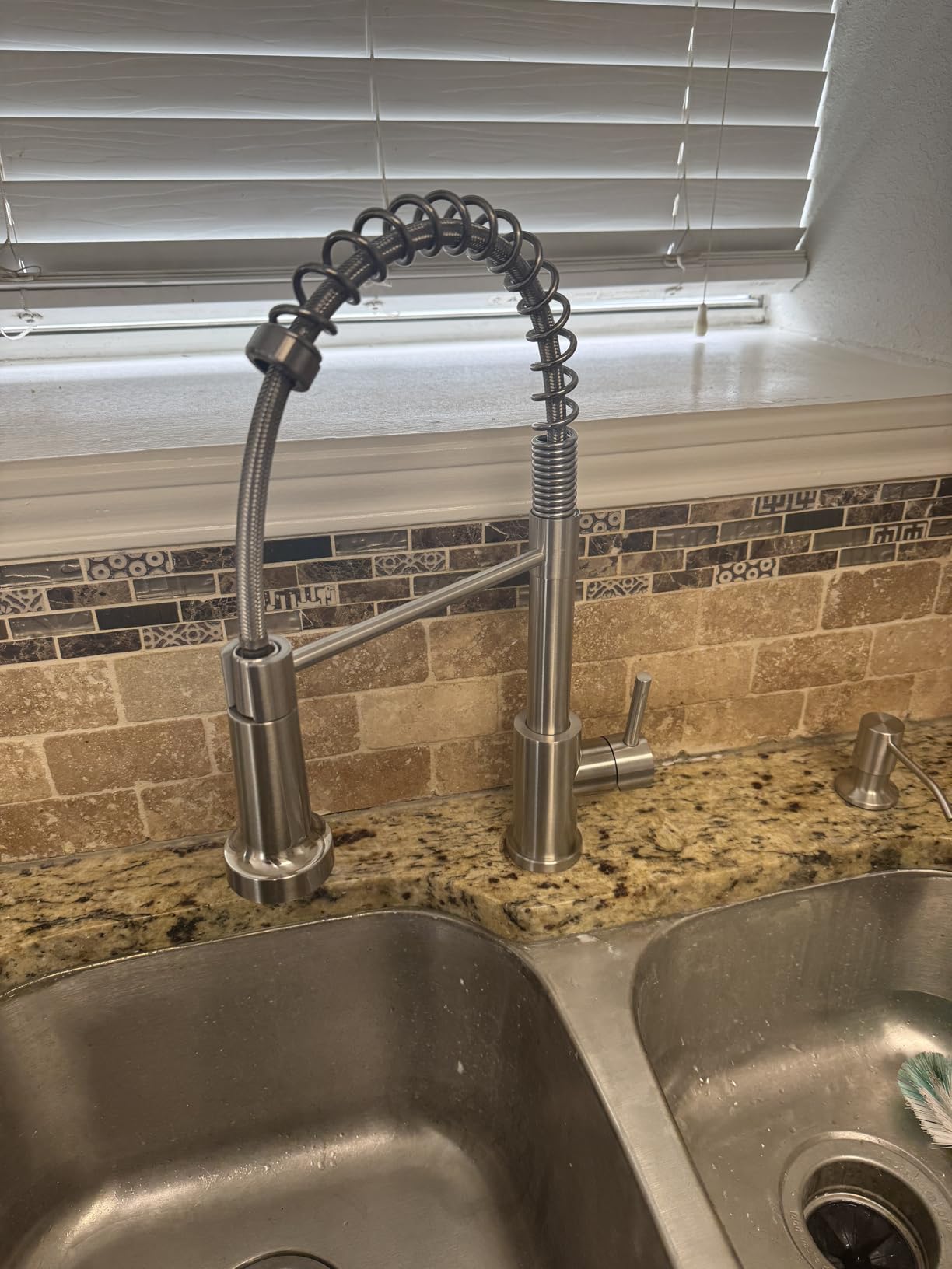 FORIOUS Black Touchless Kitchen Faucet with Soap Dispenser, Motion Sensor Activated Smart Sink Faucet with Pull Down Sprayer Single Handle Hands Free Contemporary for Bar & Prep Sinks, Camper RV customer photo 1