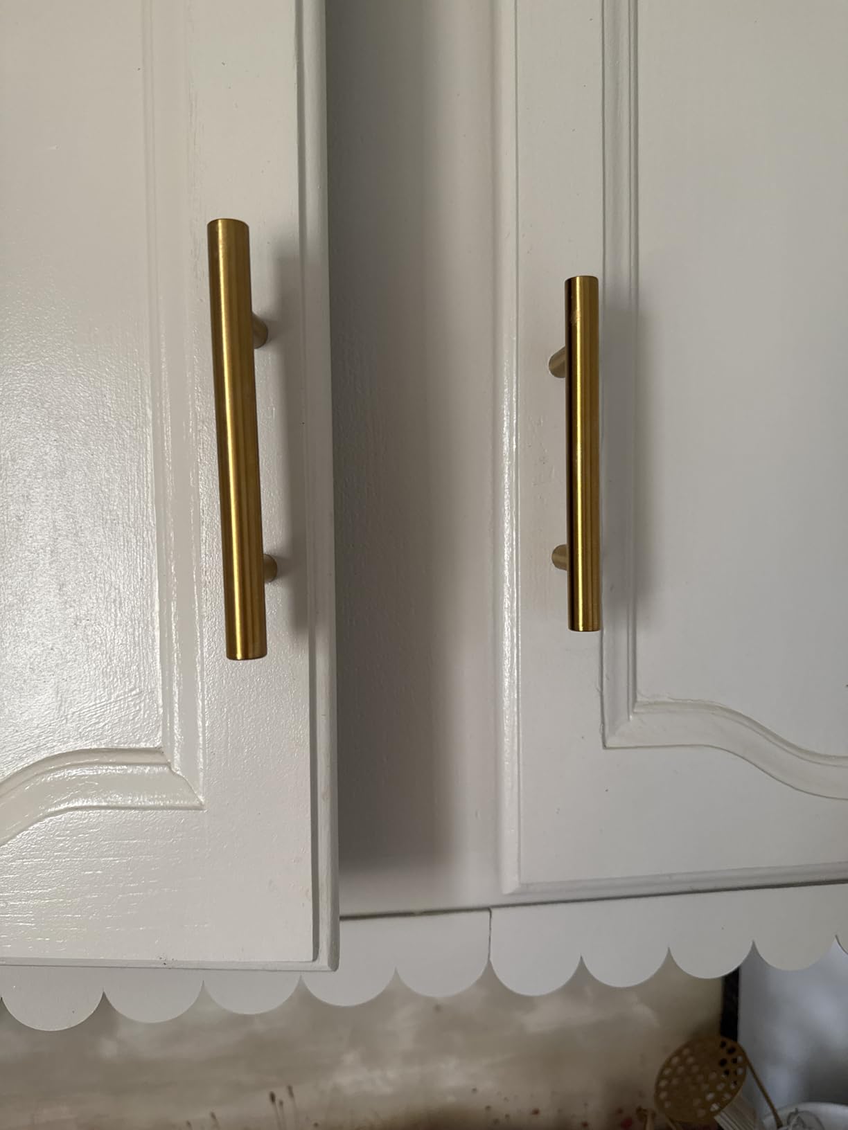 Ravinte 30 Pack 5 Inch Cabinet Pulls Champagne Bronze Stainless Steel Kitchen Drawer Pulls Cabinet Handles 5 InchLength, 3 Inch Hole Center customer photo 1