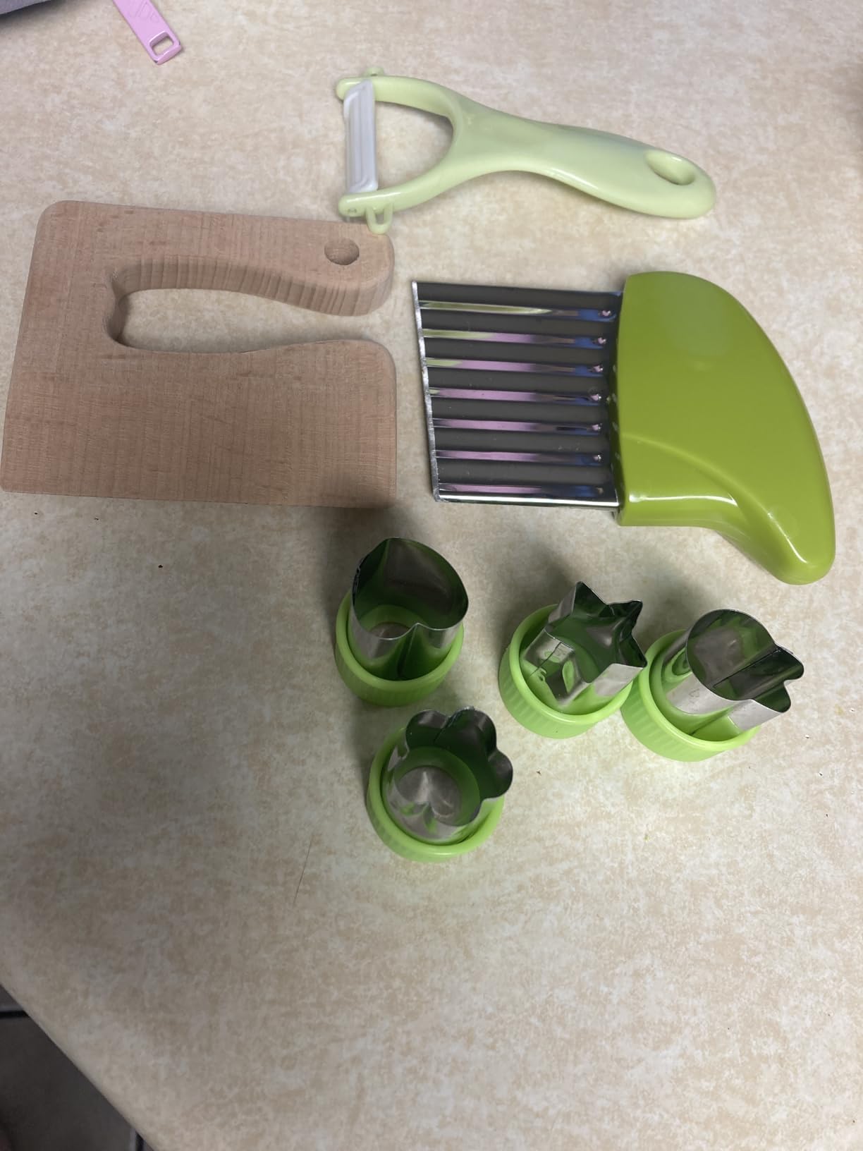 15PCS Montessori Kitchen Toys for Toddlers: Easter Basket Stuffers Gifts for Kids - Kids Safe Cooking Sets Real Knife Set for Real Cooking - Stocking Stuffers Birthday Gifts for Boy Girl customer photo 2