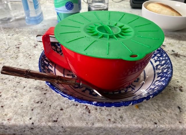 9 Pack Silicone Lids, Microwave Splatter Covers - Reusable, Heat Resistant Lids (5 Sizes) for Bowls, Cups, Plates, Pots, Pans & Skillets - Stovetop, Oven, Fridge & Dishwasher Safe customer photo 1