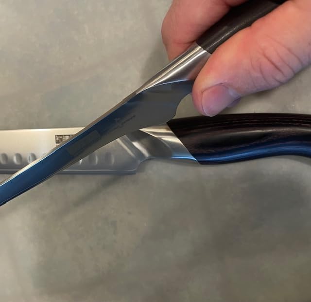 HOSHANHO Carving Knife Set 3PCS, Japanese High Carbon Steel Brisket Slicing Knife Sets with Ergonomic Pakkawood Handle, Butcher Knife Breaking Knife Boning Knife for Meat Cutting customer photo 2