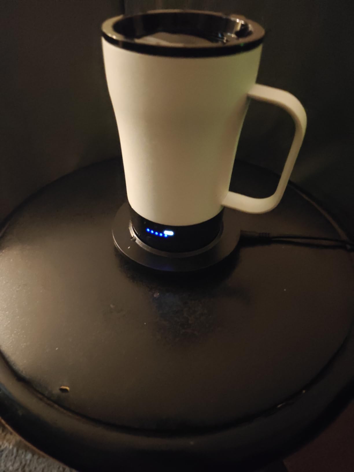 Self-Heating Coffee Mug, 14oz Heated Coffee Mug - Rechargeable Temperature Control Coffee Mug Keep Coffee Hot, Smart Mug Great Gift for Coffee Lovers & Slow Sippers customer photo 2