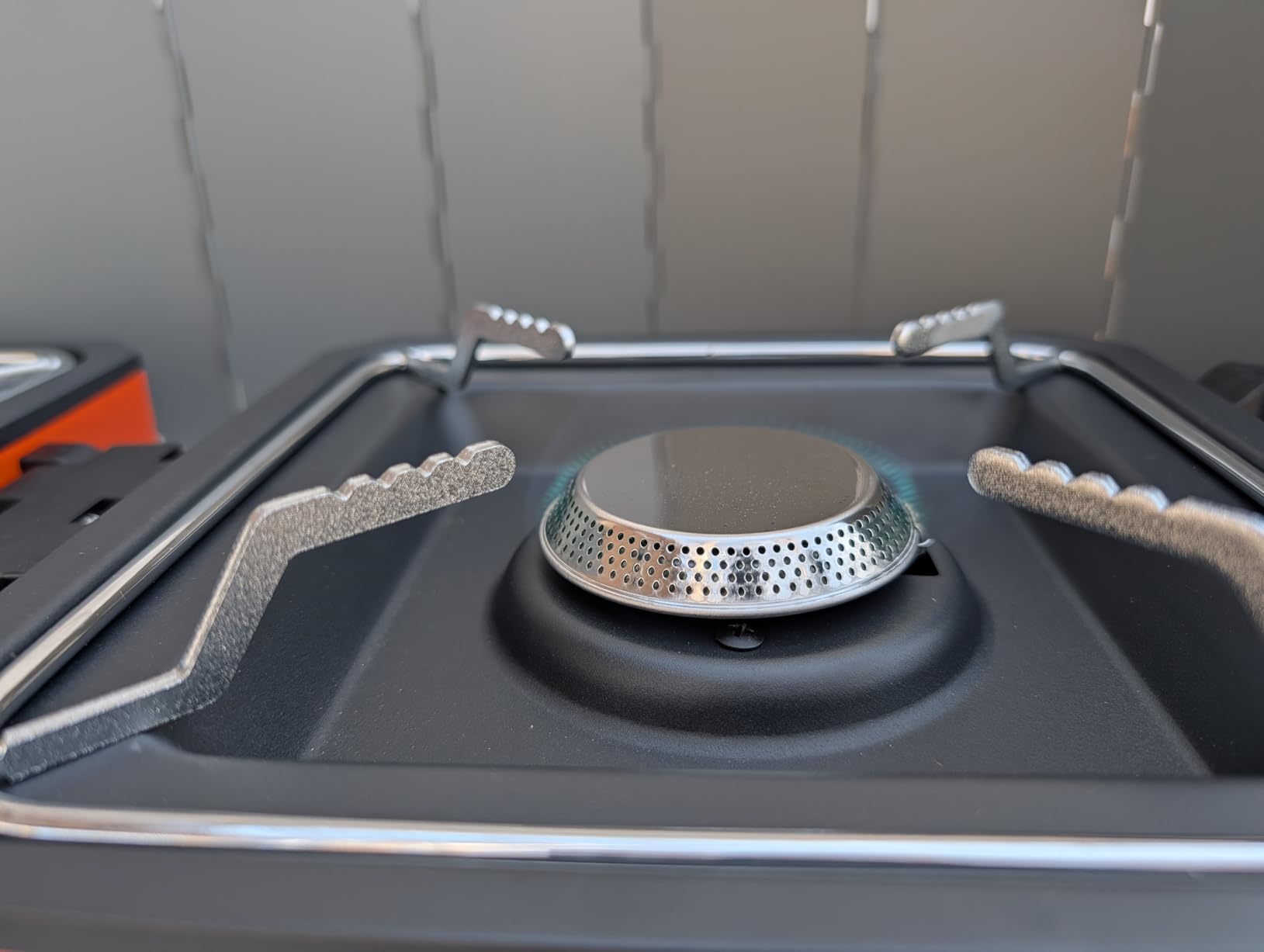 ODSD 2 Burner Camping Stove with Windshield, 20000 BTU Propane Camp Stove, Portable Folding Gas Stove, Camping Essentials Gear Includes Frying Pan, Coffee Stand & Carry Bag, Green customer photo 1