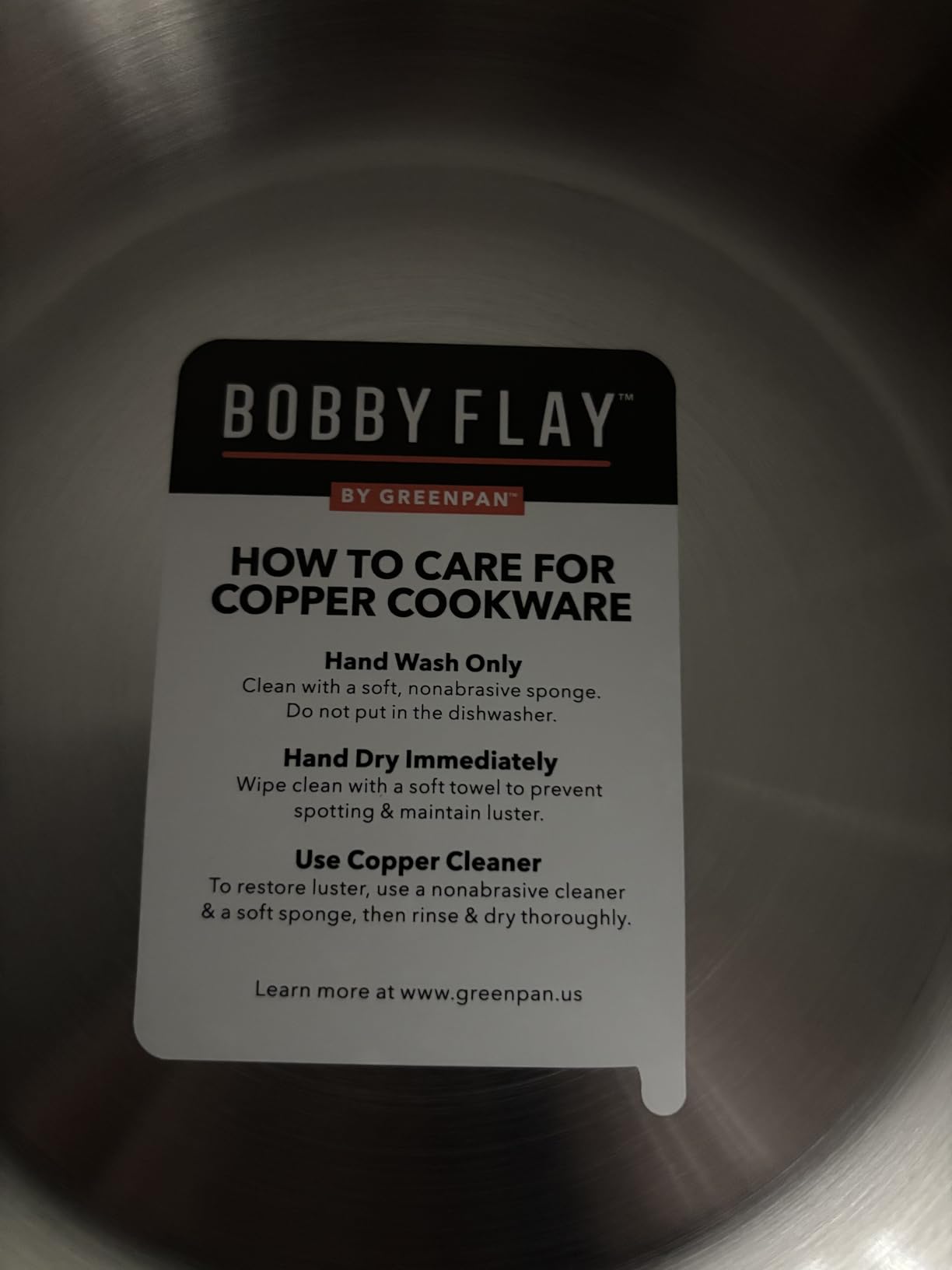 GreenPan x Bobby Flay 2QT Copper Clad Chef's Pan with Lid, Induction Ready Sauce Pot, Measurement Markings, Stainless Steel Base & Interior, Oven Safe Saucepan to 500°F customer photo 1