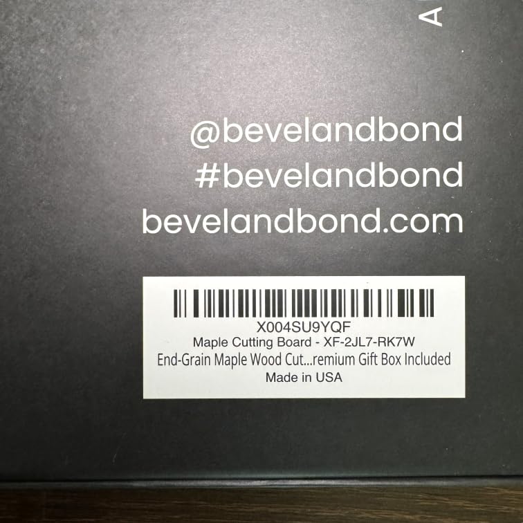 Maple End-Grain Cutting Board - Made in USA - 17