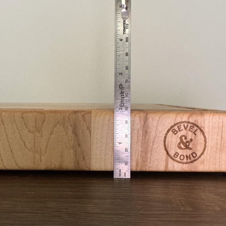 Maple End-Grain Cutting Board - Made in USA - 17