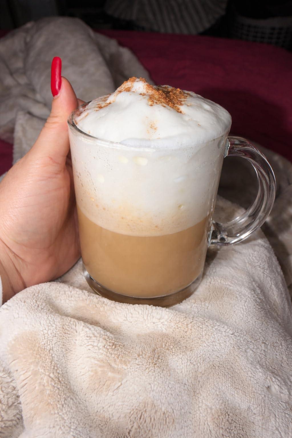 Casimhu 4-in-1 Milk Frother, Electric Milk Frother and Steamer with LED Touch Screen, Ceramic Lining Bottom, Milk Warmer 13.52oz for Lattes, Cappuccinos, and Macchiatos at Home, White customer photo 1