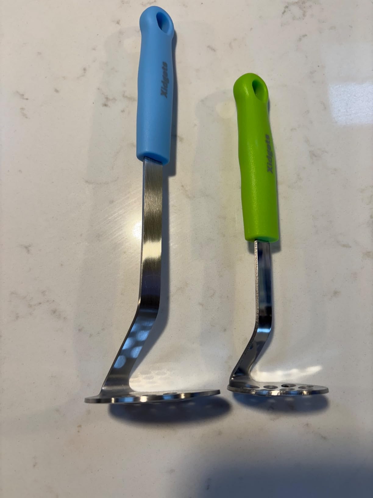 2pc Avocado Tool Set in Box - 3-in-1 Avocado Slicer with Cutter & Pit Remover + Mini Masher - Kitchen Utensil Gift Set for Guacamole Lovers by Xidgets (Zippy Green/Zippy Green) customer photo 2