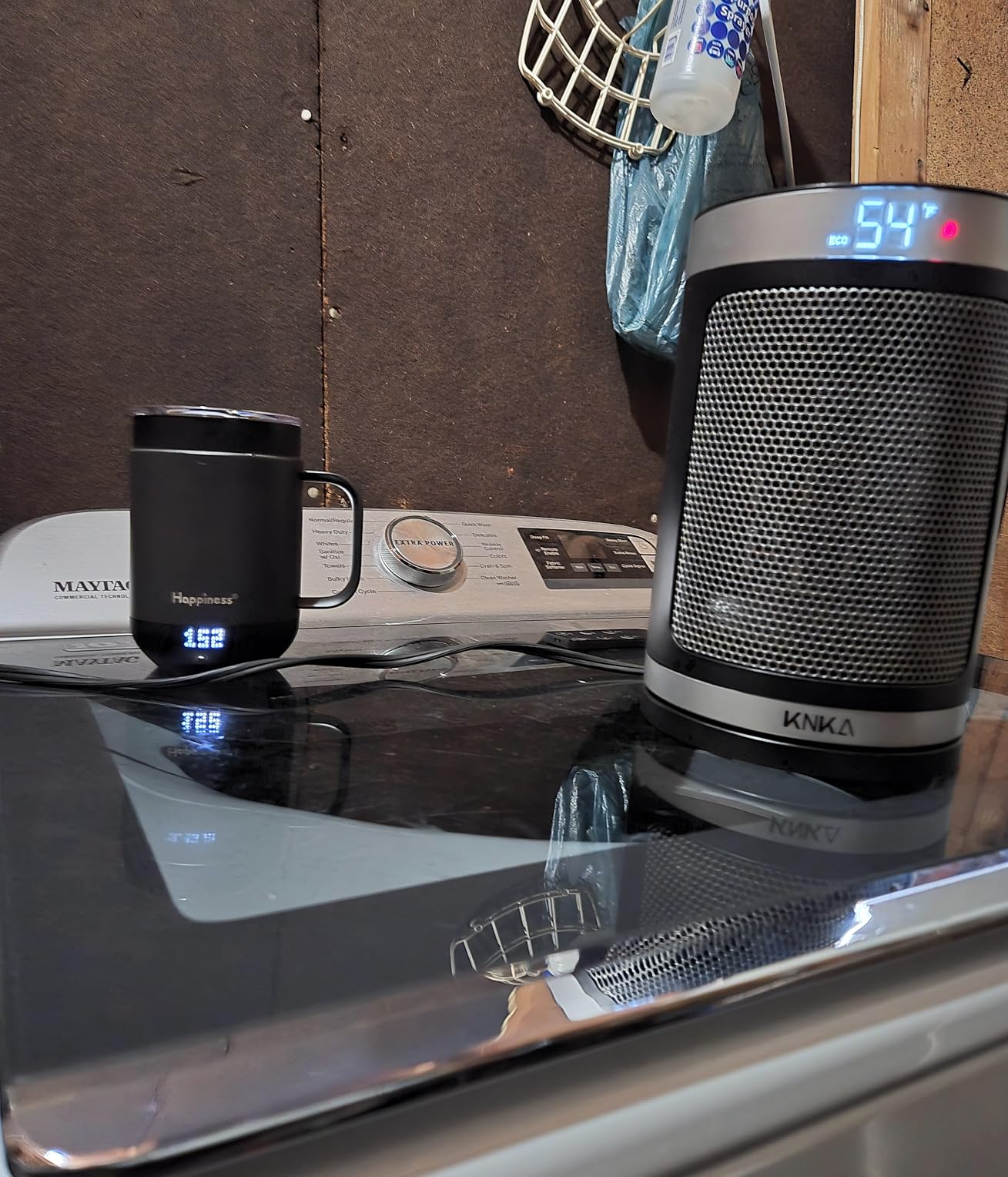 Happiness Smart Heated Coffee Mug,16oz Rechargeable Electric Self Heating Temperature Control Coffee Cup customer photo 2