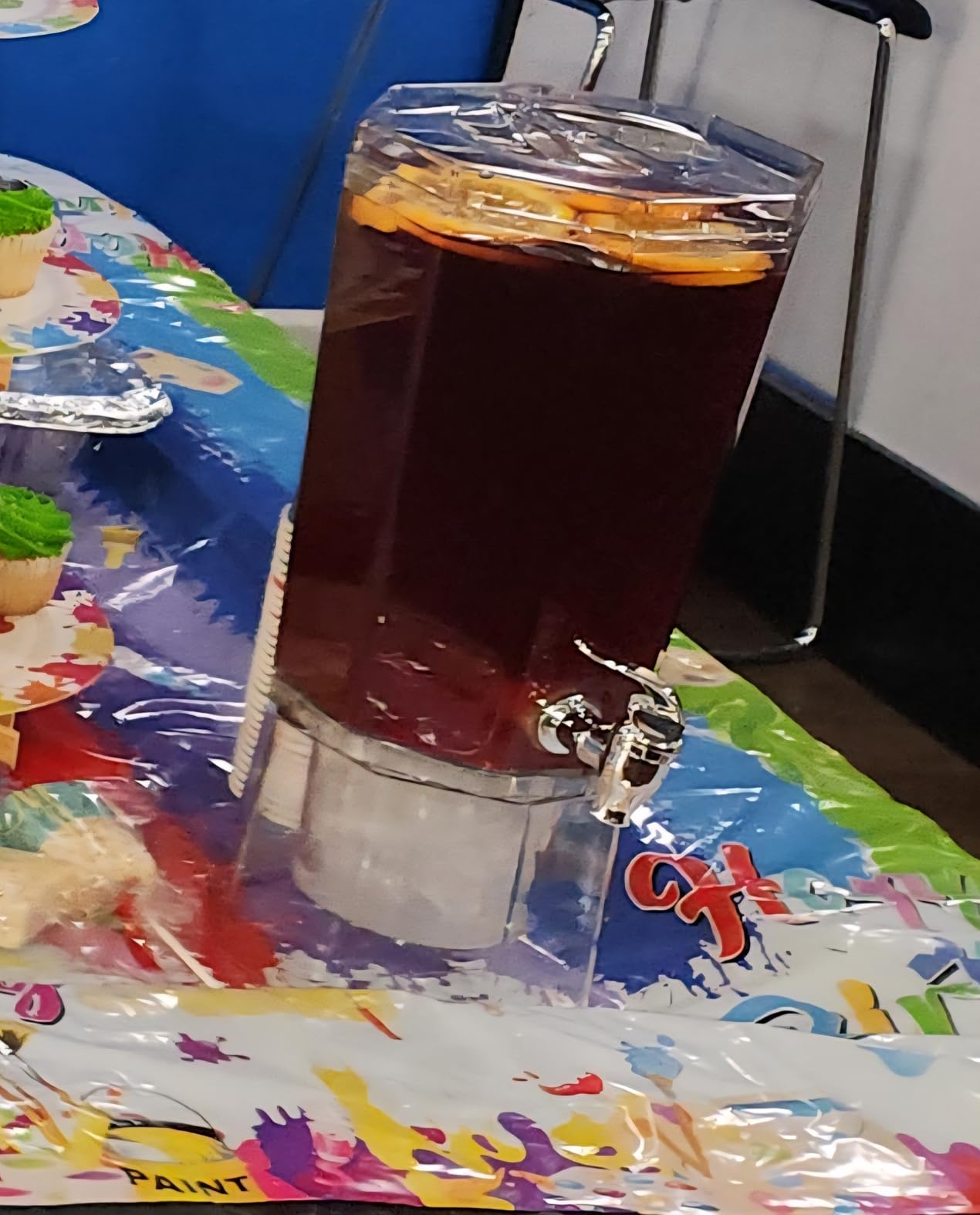 Lifewit 1 Gallon Drink Dispenser for Parties 2 Pcs, 4L Plastic Beverage Container with Stand customer photo 1