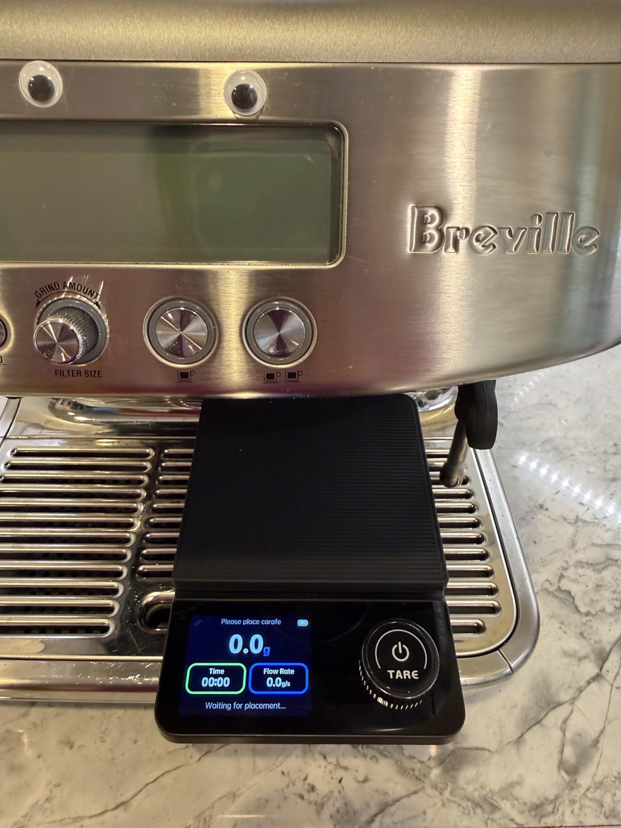 INSMART Coffee Scale with Timer, Bluetooth Espresso Scale with App Sync 5kg/0.1g High Precision, Large Color Display Digital Kitchen Scale, 5 Units & 3 Brew Modes for Pour-Ove, Espresso, Kitchen customer photo 1