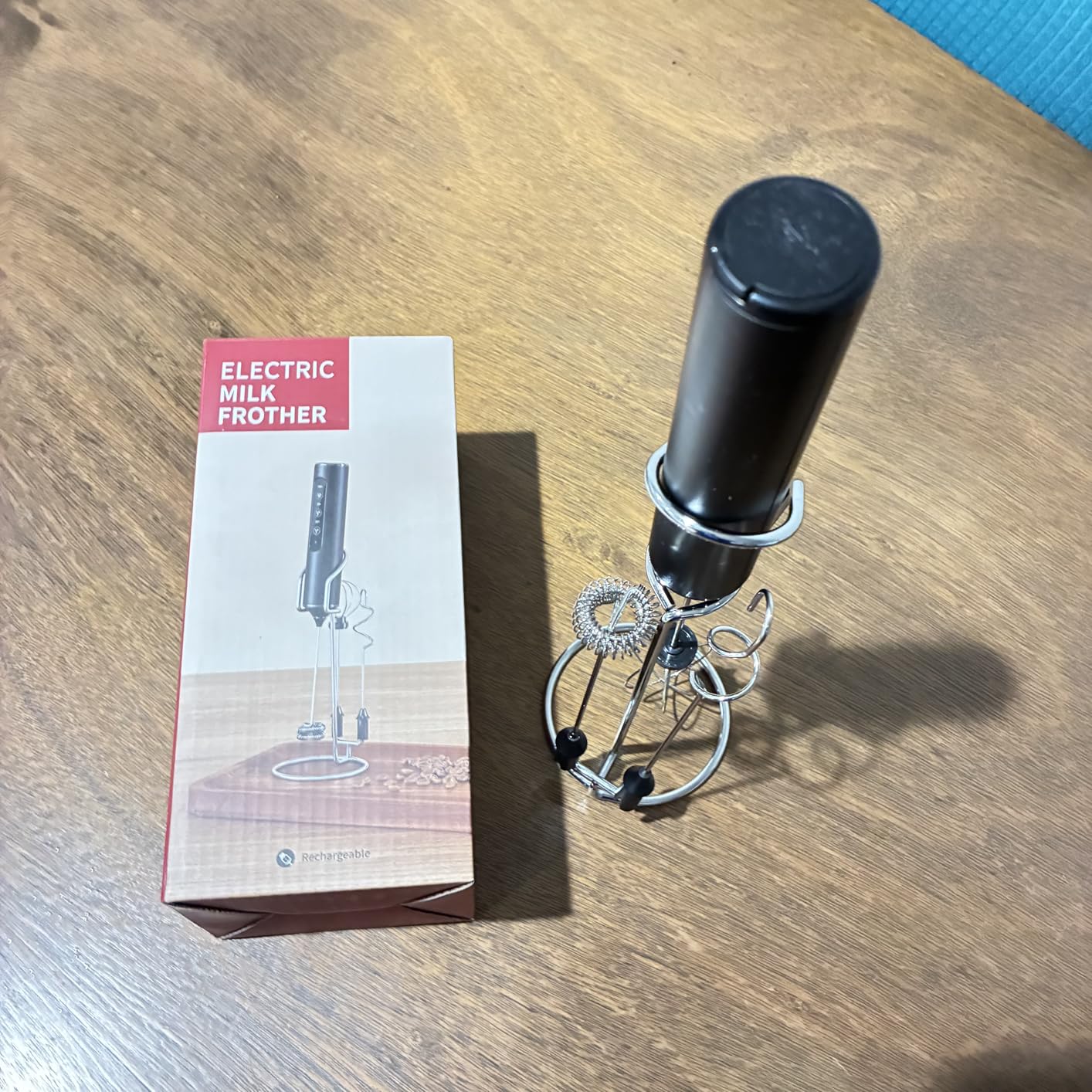 6-in-1 Electric Milk Frother and Steamer with Detachable Cups, Automatic Cold and Warm Foam Maker for Lattes/Cappuccinos/Hot Chocolate, Dishwasher Safe Black customer photo 1