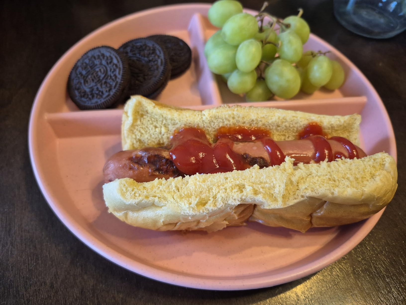 9-Inch Large Multicolor Wheat Straw Divided Plates - Unbreakable 3-Compartment Plates for Portion Control & Healthy Eating Microwave & Dishwasher Safe - Eco-Friendly & Reusable (8) customer photo 2