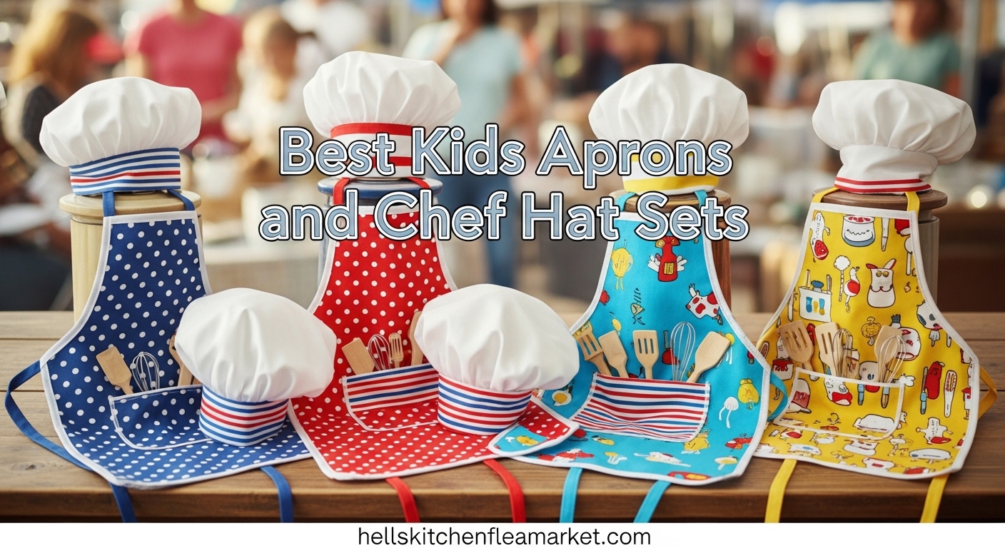 Best Kids Aprons and Chef Hat Sets