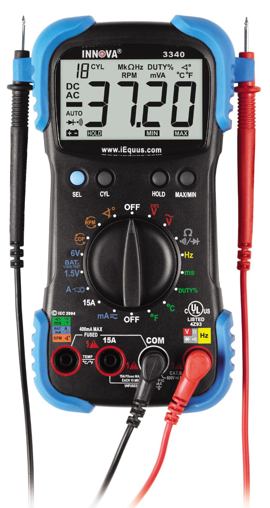 Innova 3340 Professional Automotive Digital Multimeter, Black customer photo 1