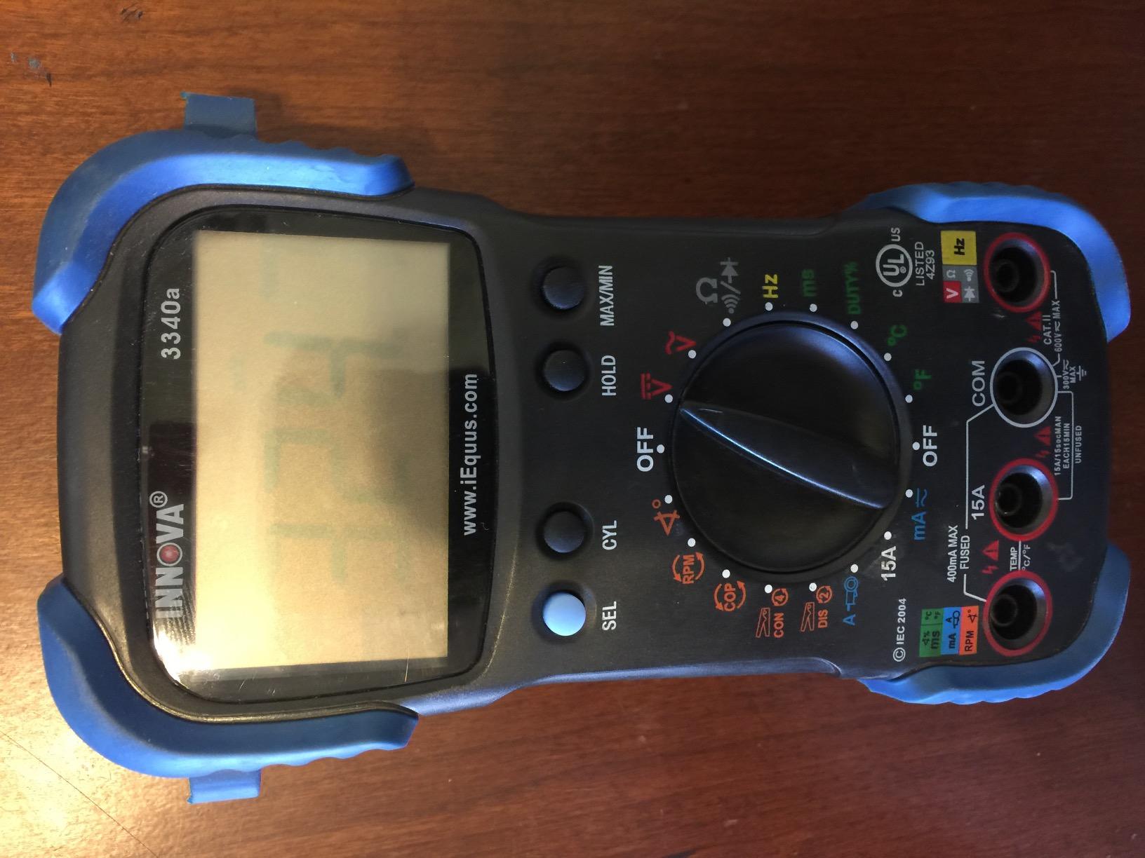 Innova 3340 Professional Automotive Digital Multimeter, Black customer photo 2