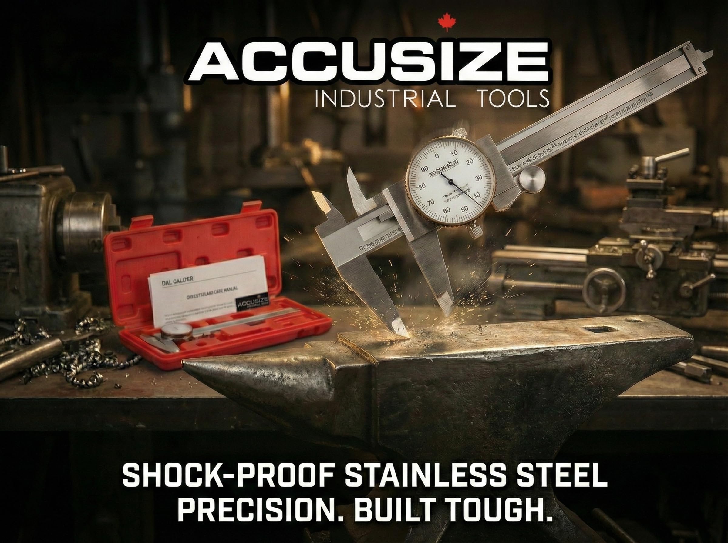 Accusize 0-6 inch by 0.001 inch Precision Dial Caliper, Stainless Steel, in Fitted Box, P920-S216 customer photo 2