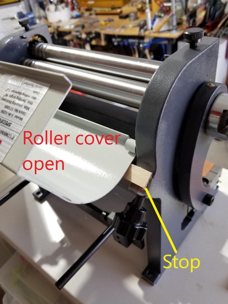 KAKA INDUSTRIAL Metal Brake, 8-inch, 3-In-1 Combination Shear Brake Roll Machine, 20-Gauge Shear, 90 Degree Slip Roll Machine for Bending Rolling 3-IN-1/8 customer photo 2