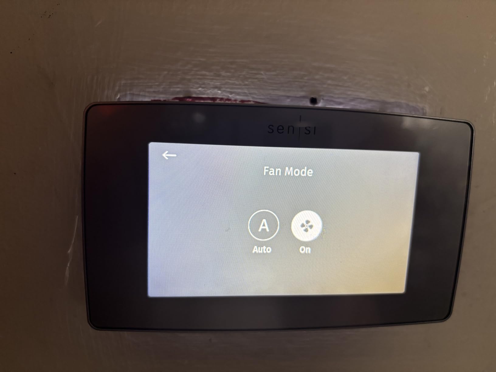 Emerson Sensi Touch Wi-Fi Smart Thermostat with Touchscreen Color Display, Works with Alexa, Energy Star Certified, C-wire Required, ST75 Black 5.625