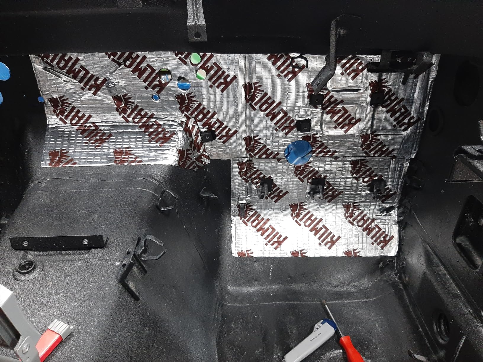 KILMAT 80 Mil (2 mm) 36 Sqft (3.4 Sqm) Car Sound Deadening Mat, Alubutyl Automotive Sound Deadener, Audio Noise Insulation and Dampening customer photo 2