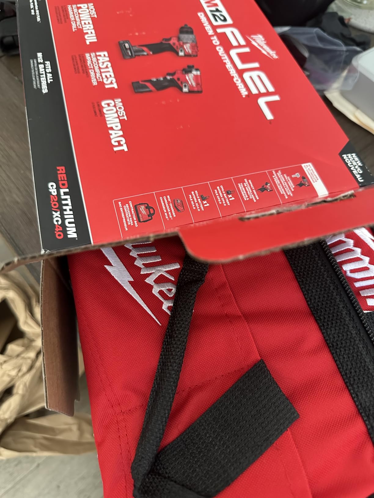 M12 FUEL 12-Volt Li-Ion Brushless Cordless Hammer Drill and Impact Driver Combo Kit (2-Tool) W/Free M12 3/8 in. Ratchet customer photo 1