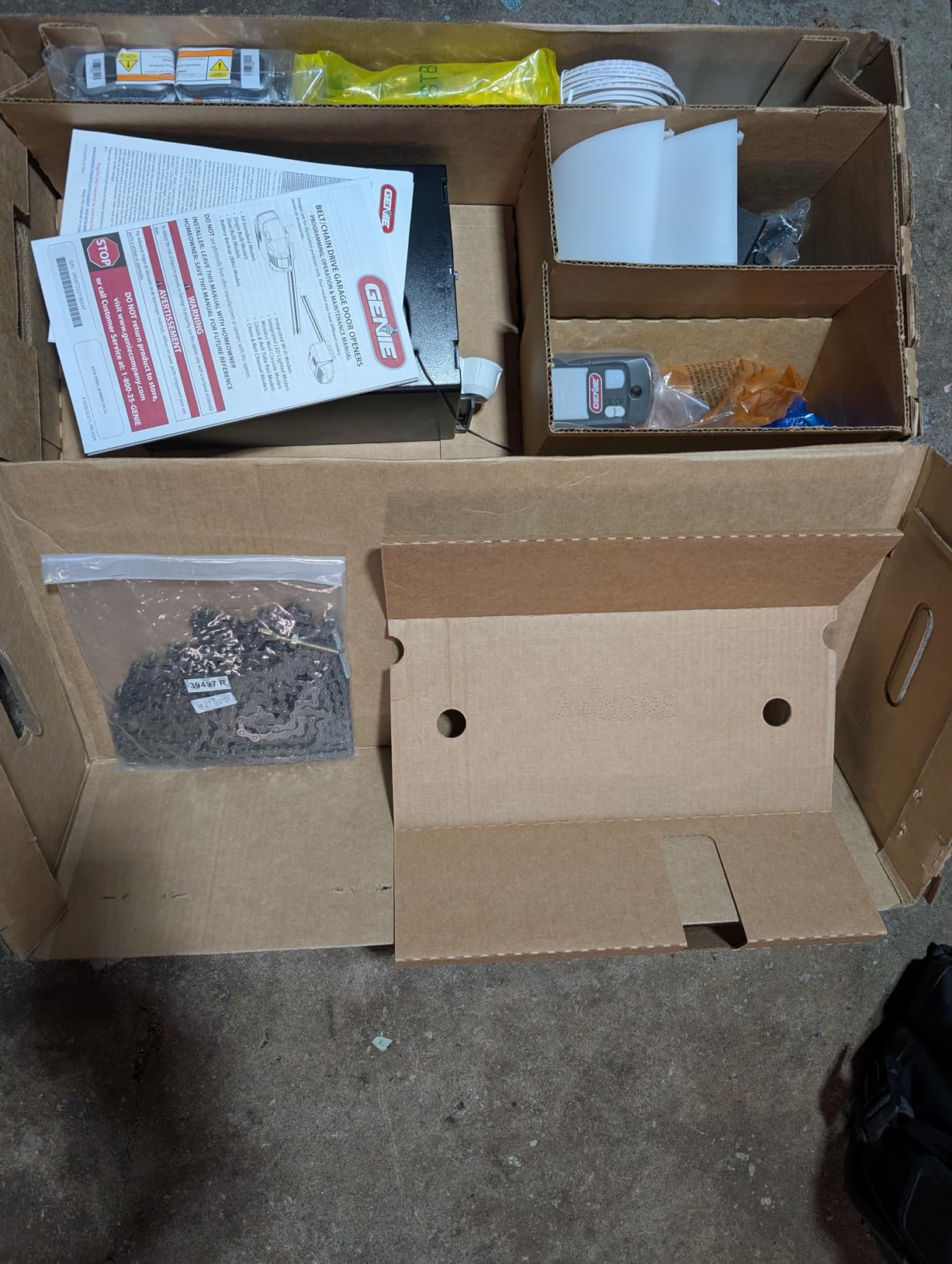 Genie Chain Drive 550 Garage Door Opener - Heavy Duty Chain Drive Opener, Model 2035-TKO customer photo 2