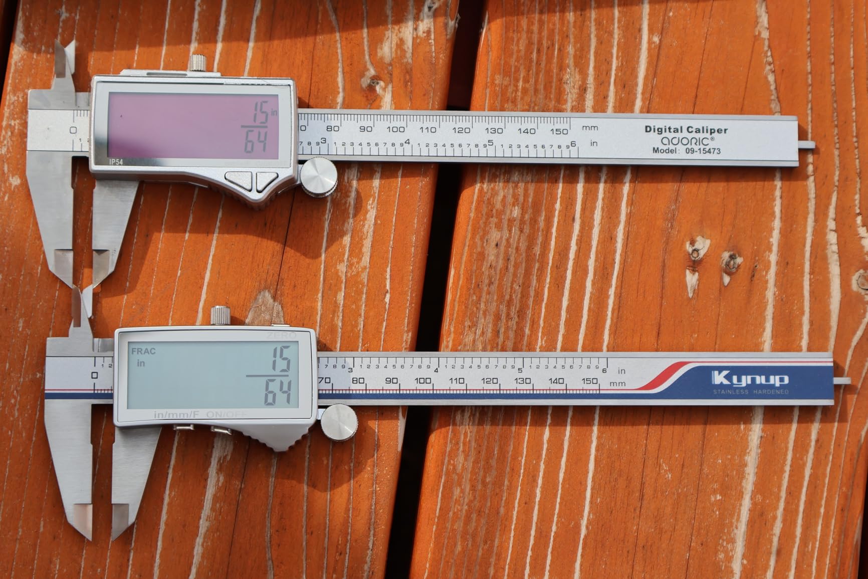 Kynup Digital Caliper, Caliper Measuring Tool Outside Micrometer, 6 Inch Caliper DIY Tool, Stainless Steel, IP54 Splash Proof, Large LCD Screen customer photo 2