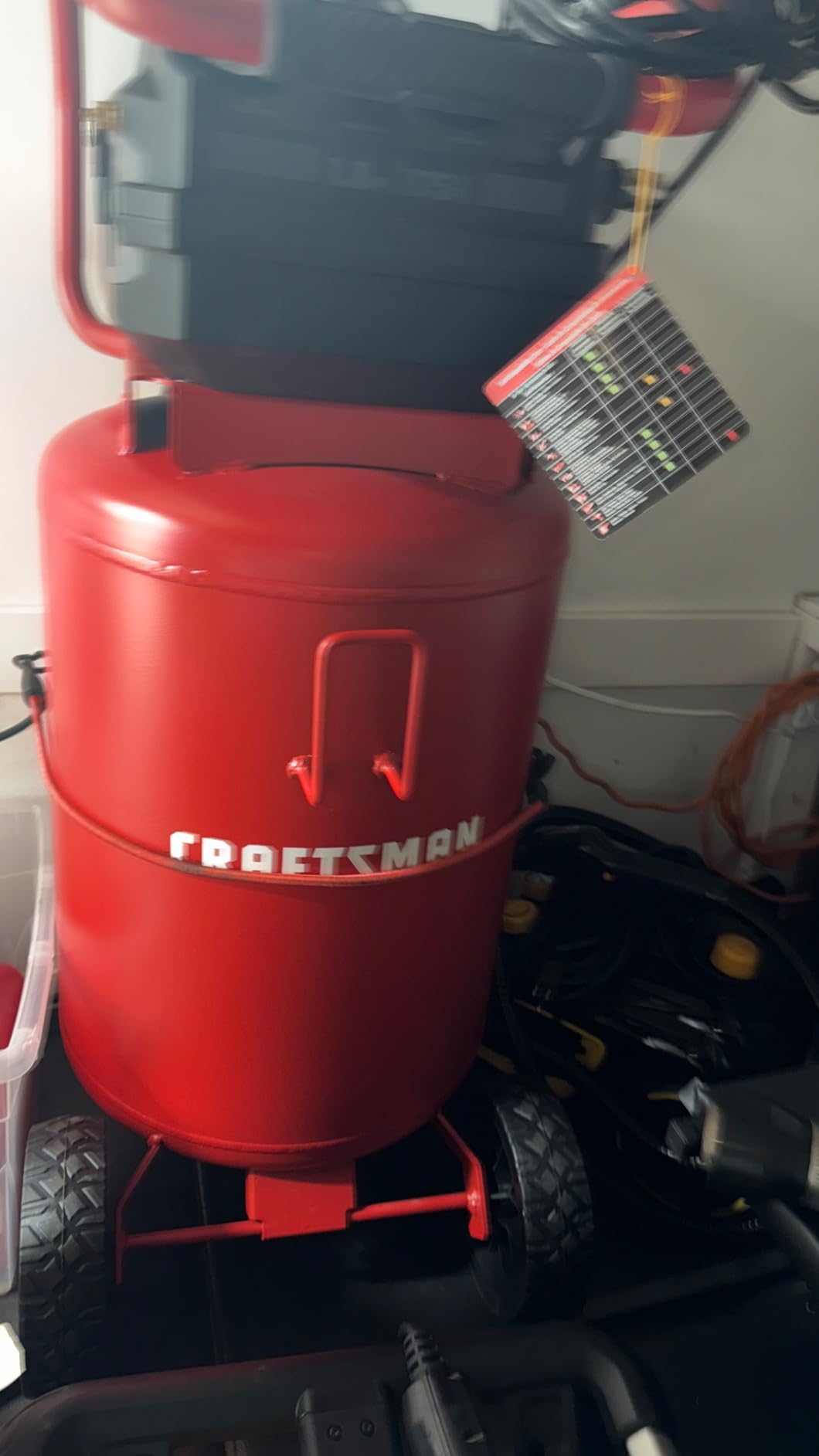 Craftsman Air Compressor, 20 Gallon Oil-Free 1.8 HP Max 175 PSI customer photo 1