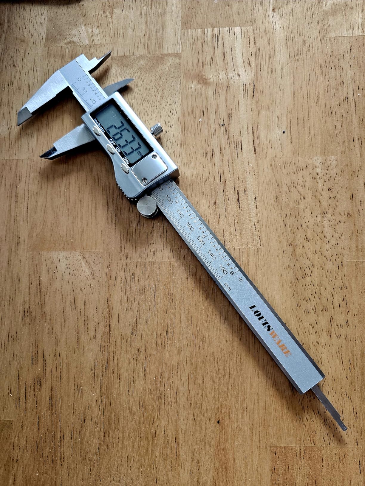 Digital Caliper, Caliper Measuring Tool with Stainless Steel, Electronic Micrometer with Large LCD Screen, Auto-Off Feature customer photo 2