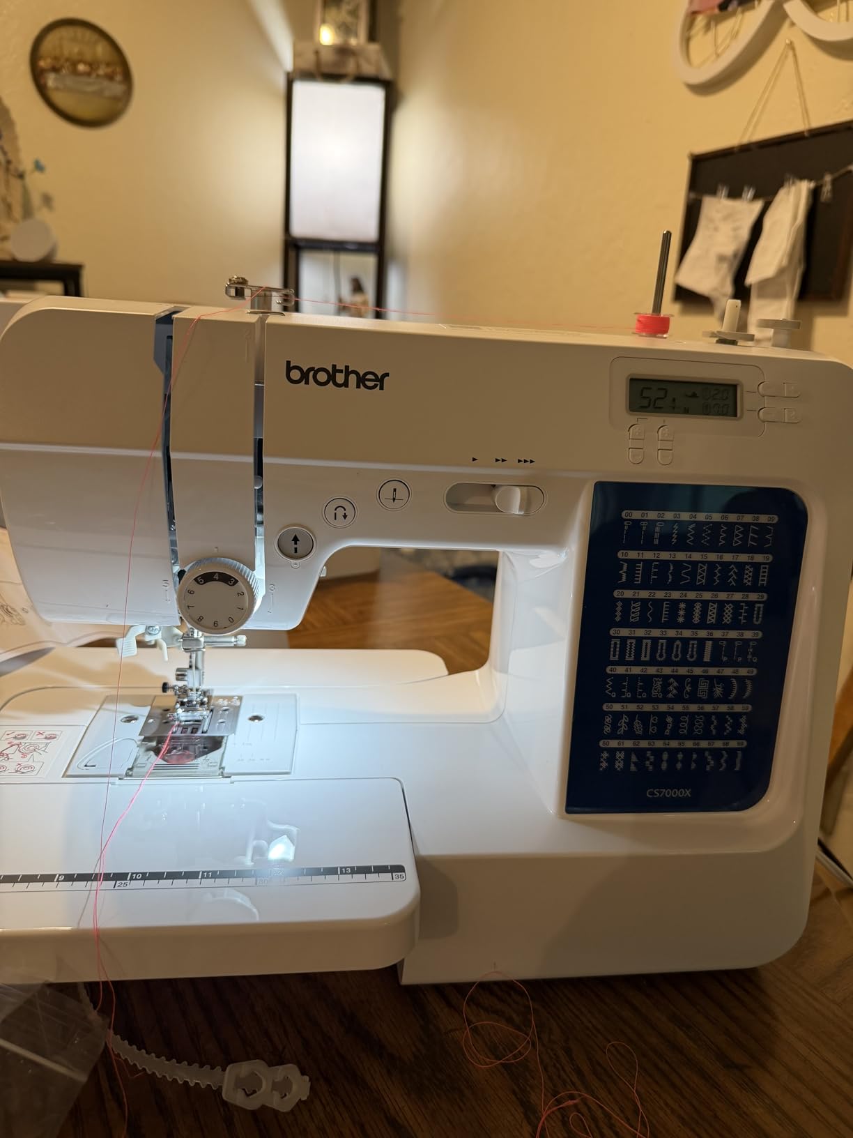 Brother CS7000X Sewing and Quilting Machine LCD Display customer photo 2