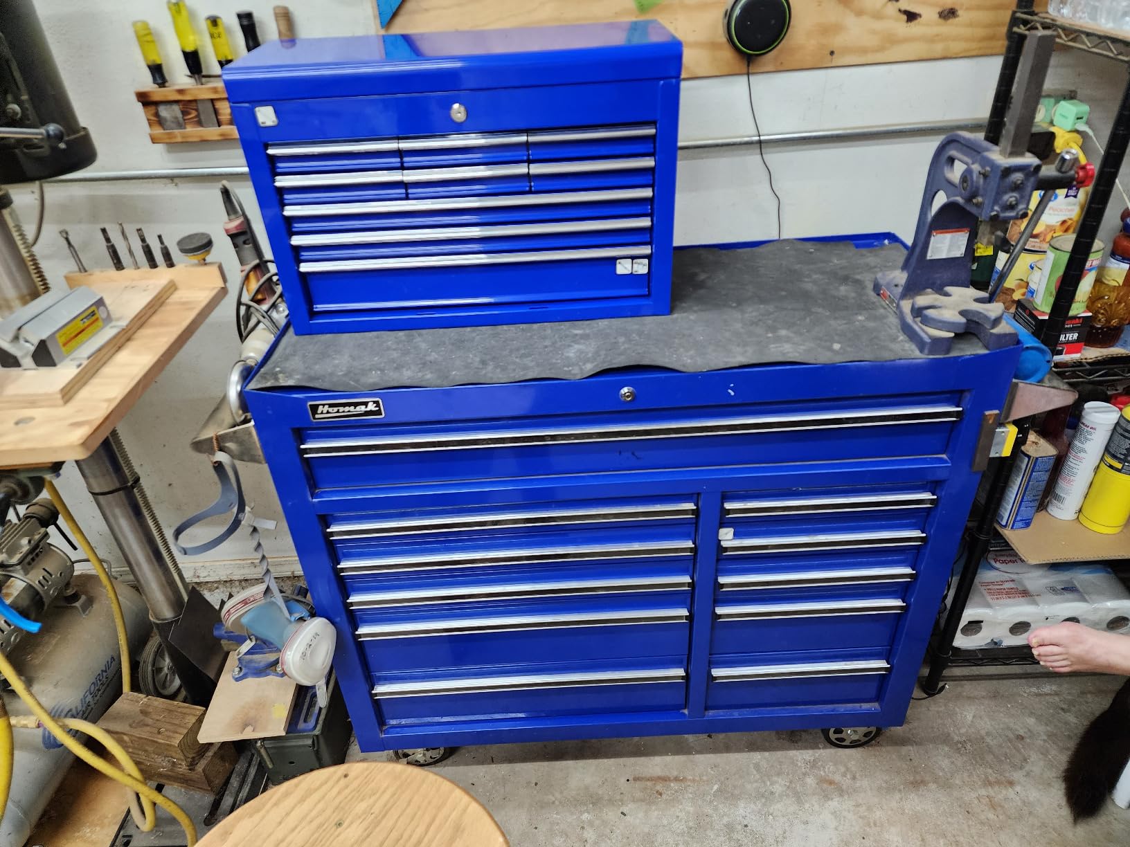 Workington Portable Metal Tool Chest with 9 Drawers, 24
