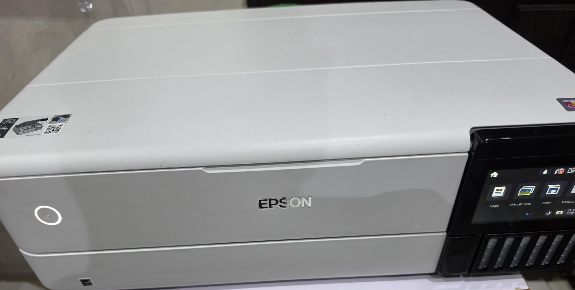 Epson EcoTank Photo ET-8550 Wireless Wide-Format All-in-One Tank Printer - Cartridge-free 6-color, 13 x 19 in, ideal for creators and home studios customer photo 2
