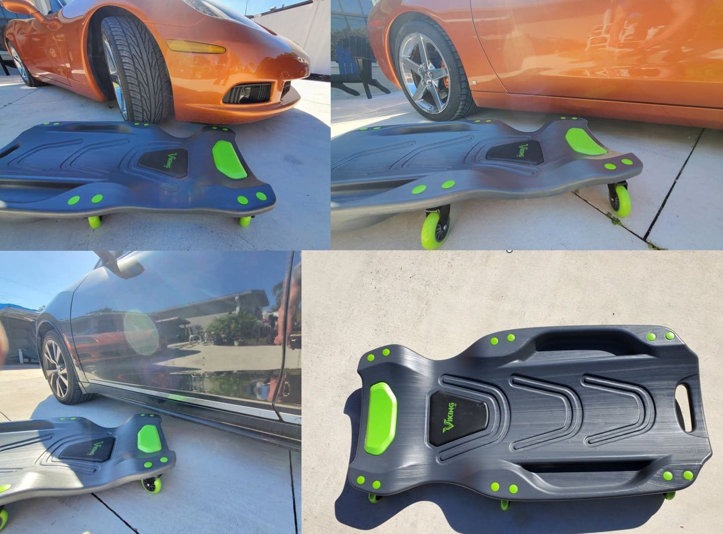 AFF Viking Mechanic's Creeper - Low Profile Ergonomic Design with Padded Headrest - Heavy Duty customer photo 2