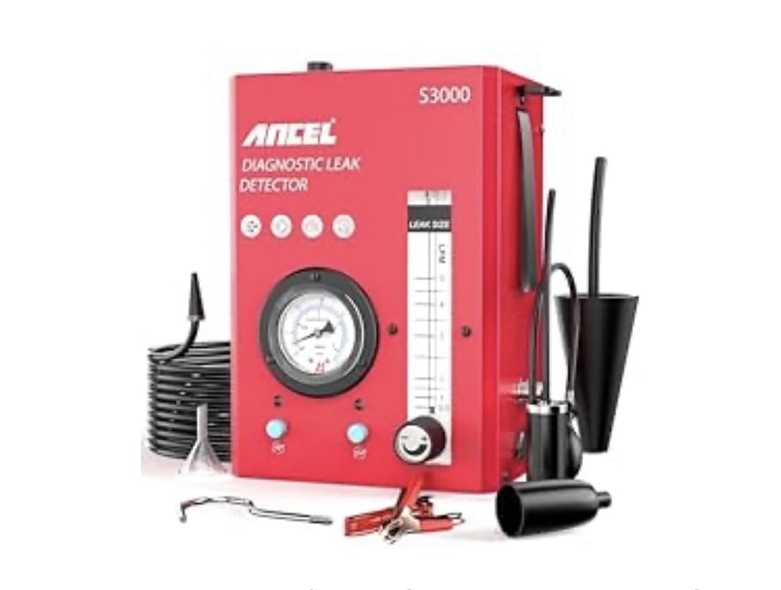 ANCEL S3000-US Smoke Machine Automotive Leak Detector with Built-in Air Compressor, Smoke Tester Automotive for EVAP, Vacuum, Fuel System with Pressure Gauge & Adjustable Flowmeter customer photo 1