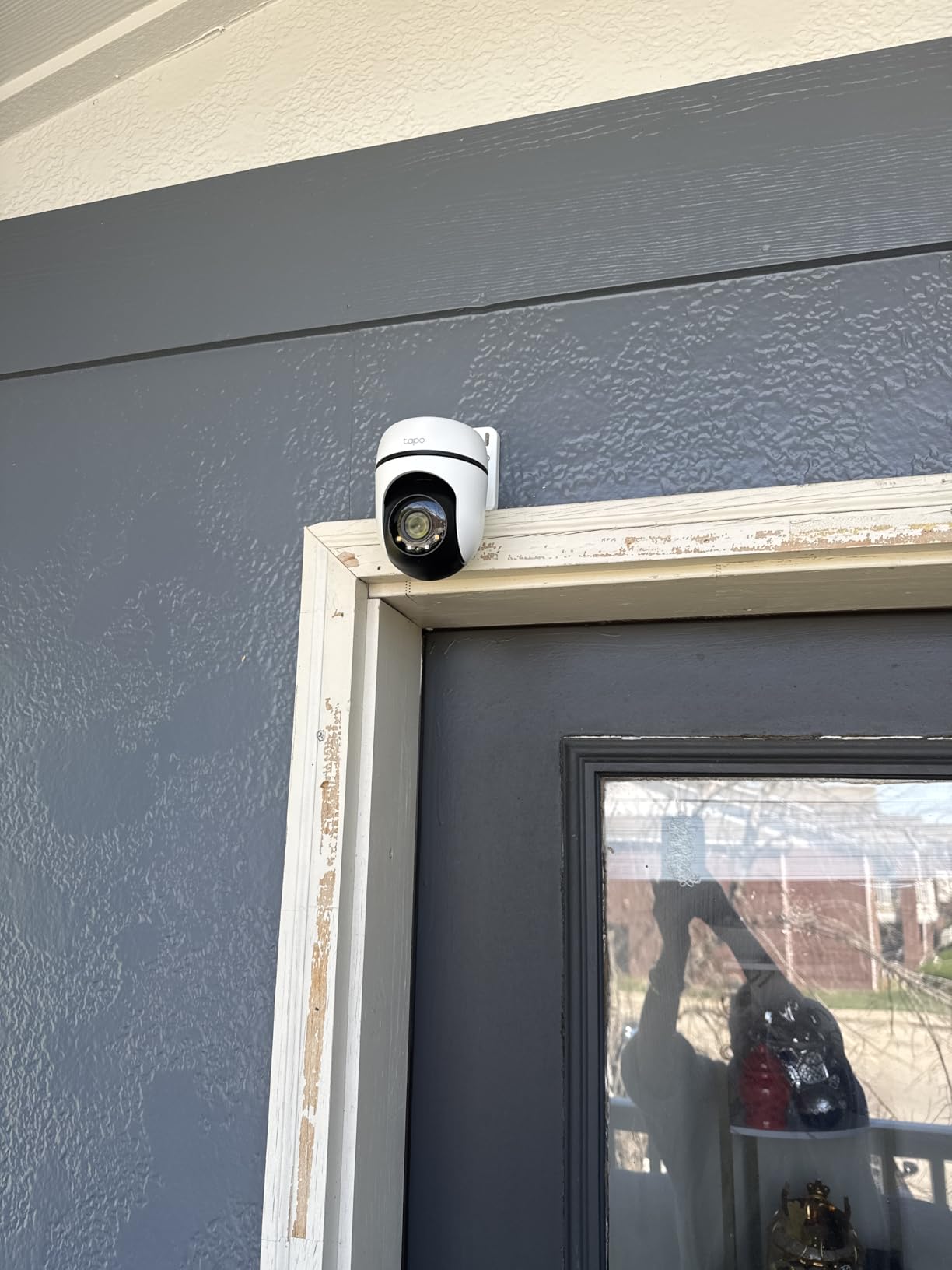Tapo 1080P Outdoor Wired Pan/Tilt Security Wi-Fi Camera, 360 Degree View, Motion Tracking, Works with Alexa & Google Home, Night Vision, Free AI Detection, Cloud & SD Card Storage(up to 512GB), Tapo C500 customer photo 1