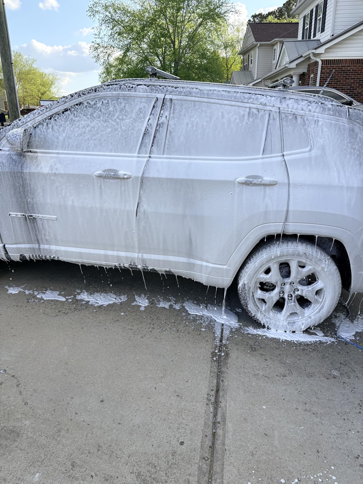 Raincovo Foam Cannon for Pressure Washer, Snow Clear Foam Cannon for Car Wash, Stainless Steel Filter, Adjustable Nozzle with M22 and 1/4 Inch Quick Connect, Additional 1.1 mm Orifice Nozzle customer photo 2