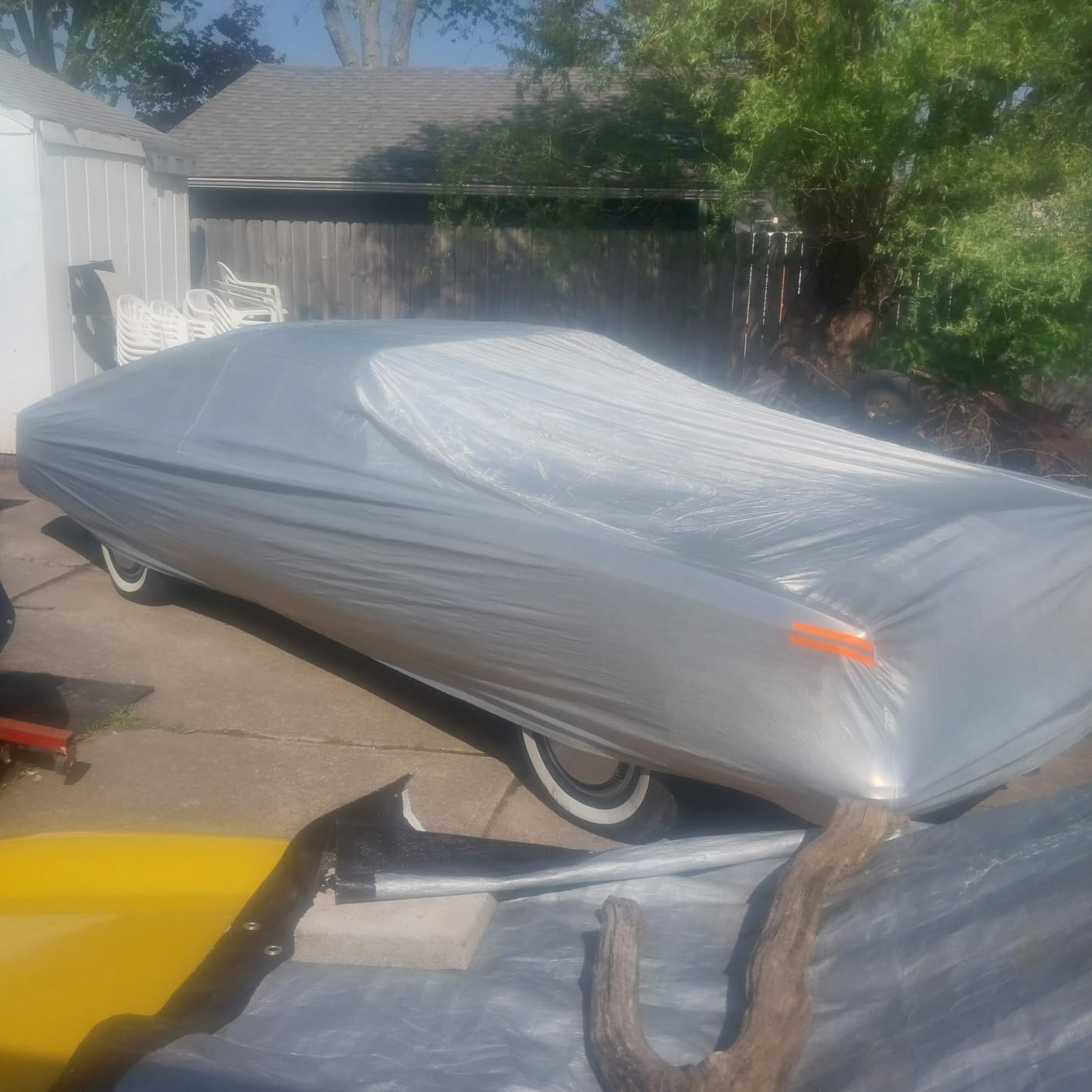 EzyShade 10-Layer Truck Cover Waterproof All Weather. Full Outdoor Pickup Truck Covers for Silverado F150 RAM 1500. Sun Wind Rain. Size T4 customer photo 2