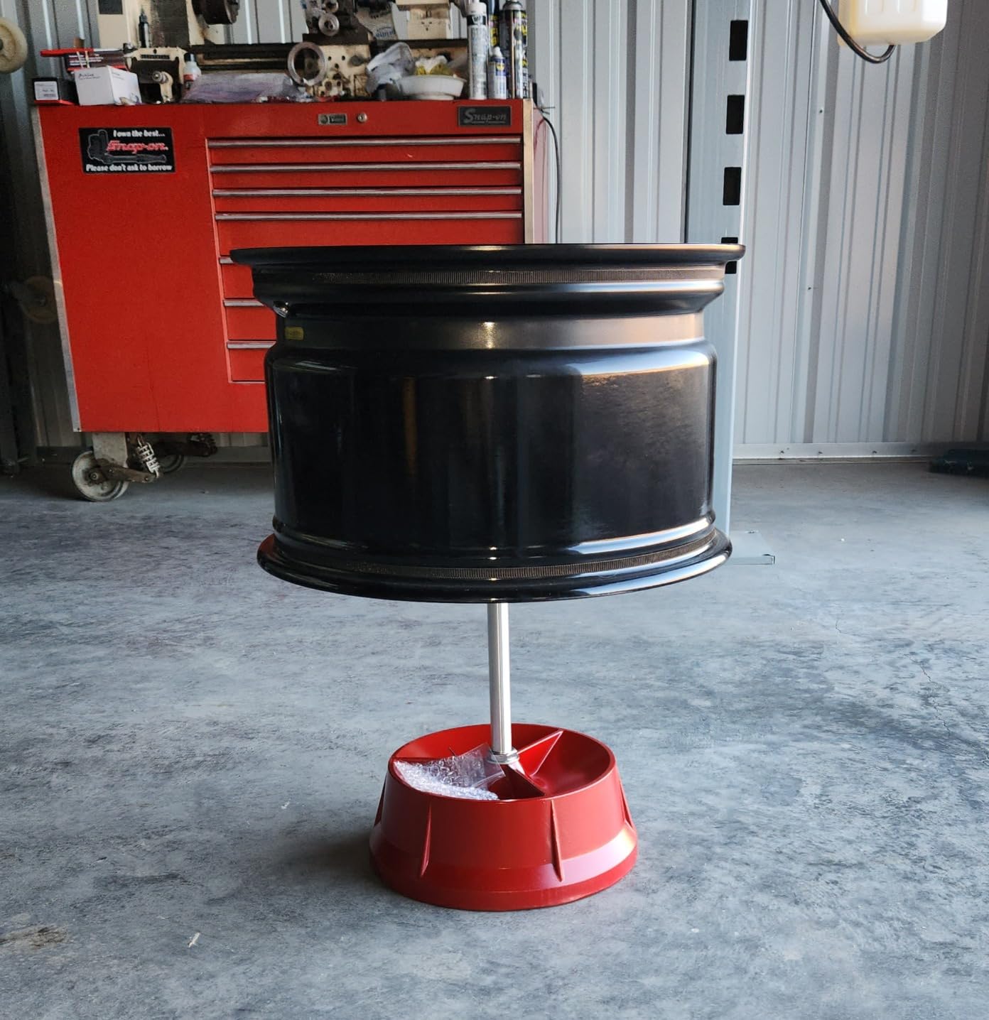 NYXOVA Portable Bubble Wheel Balancer, Heavy Duty Wheel Balancer with Bubble Level, Tire Balancing for Cars & Trucks, Rim Tire Balancer Machine for Car Light Truck Repair customer photo 1