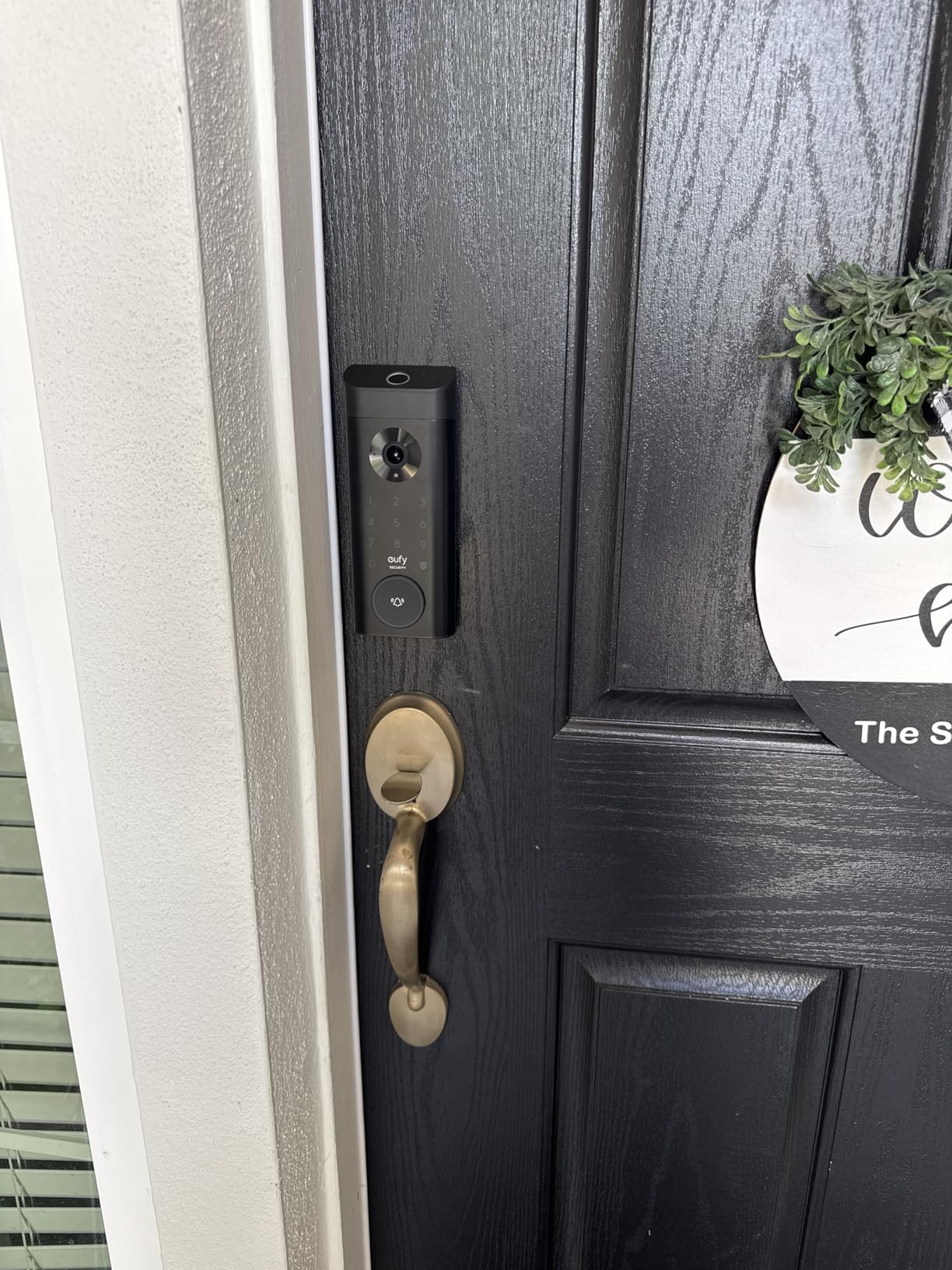 eufy Security Video Smart Lock E330, 3-in-1 Camera+Doorbell+Fingerprint Keyless Entry Door Lock, Smart Built-in Wi-Fi Deadbolt for Front Door, Auto Lock, 8 GB Built-in Storage, Easy Installation customer photo 1