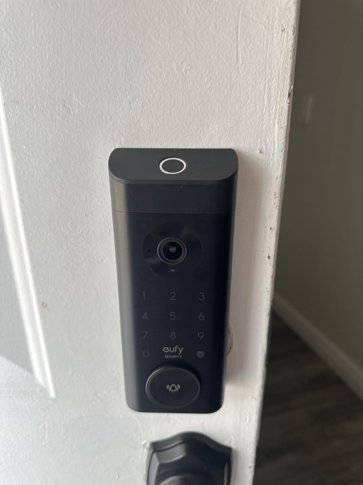eufy Security Video Smart Lock E330, 3-in-1 Camera+Doorbell+Fingerprint Keyless Entry Door Lock, Smart Built-in Wi-Fi Deadbolt for Front Door, Auto Lock, 8 GB Built-in Storage, Easy Installation customer photo 2