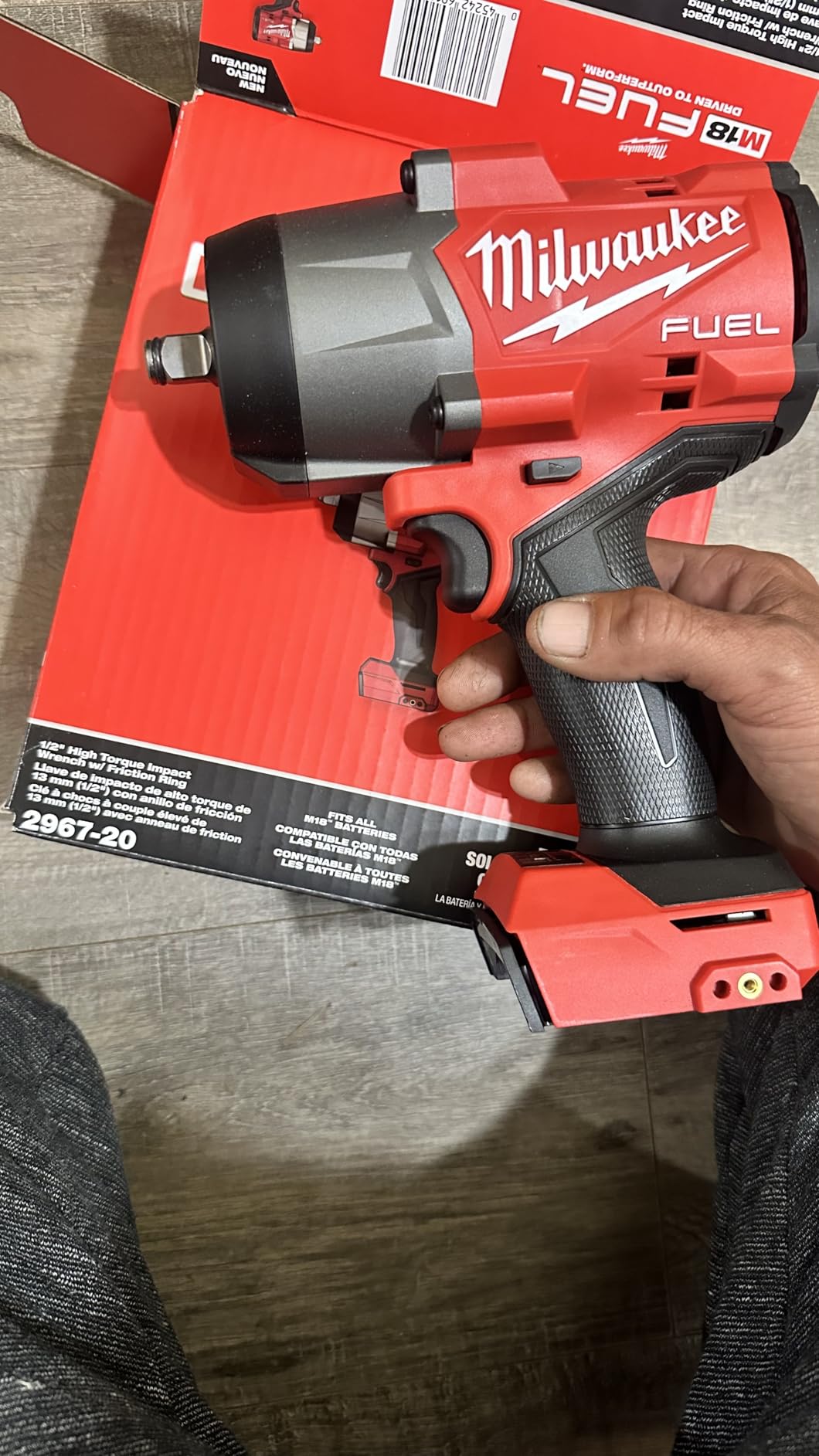 Milwaukee Electric - M18 Fuel 1/2 HIGH Torque Impact Wrench W/FRICTION RING (2854-20) customer photo 2
